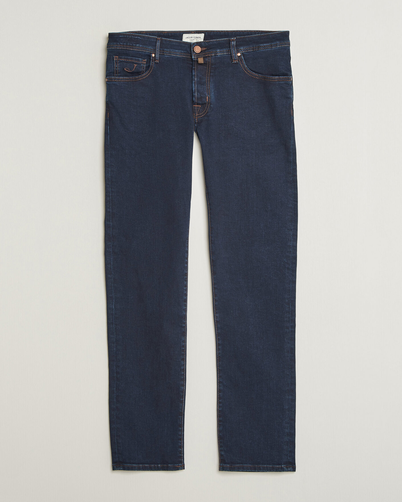 Herre | Jeans | Jacob Cohën | Nick Slim Fit Rinse Wash Stretch Jeans Dark Blue
