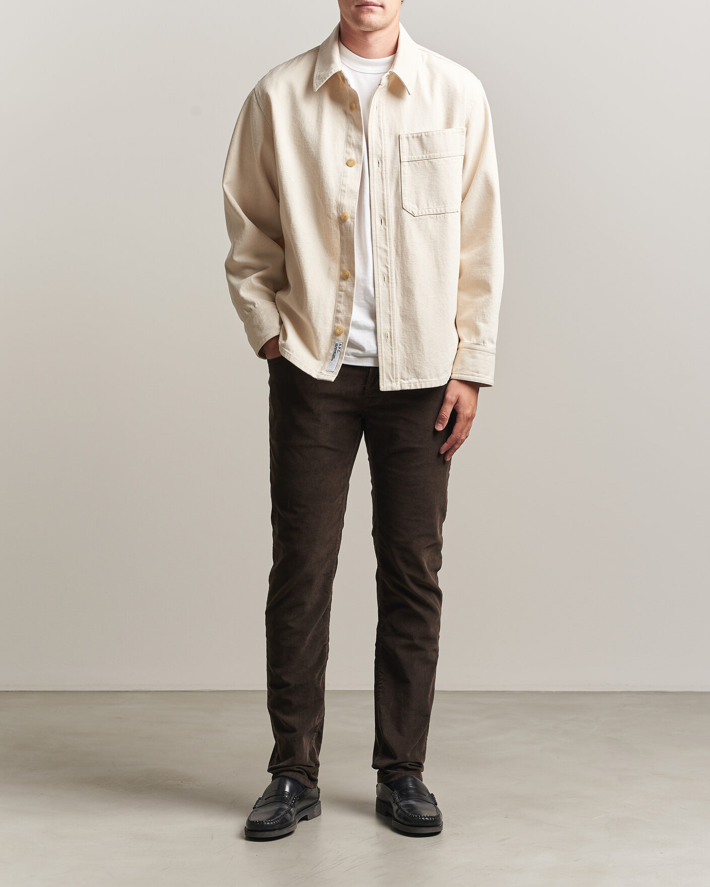 Herre | Bukser | Jacob Cohën | Nick Slim Fit Cotton Trousers Brown
