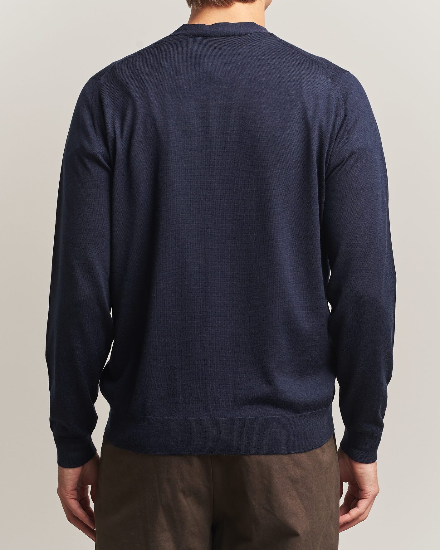 Herre | Trøjer | John Smedley | Bradrick Extra Fine Merino Cardigan Midnight