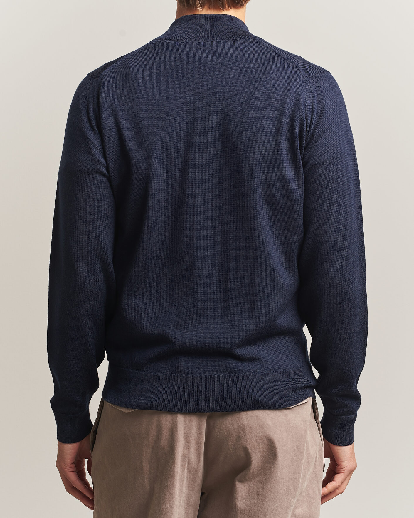 Herre | Trøjer | John Smedley | Claygate Extra Fine Merino Full Zip Midnight