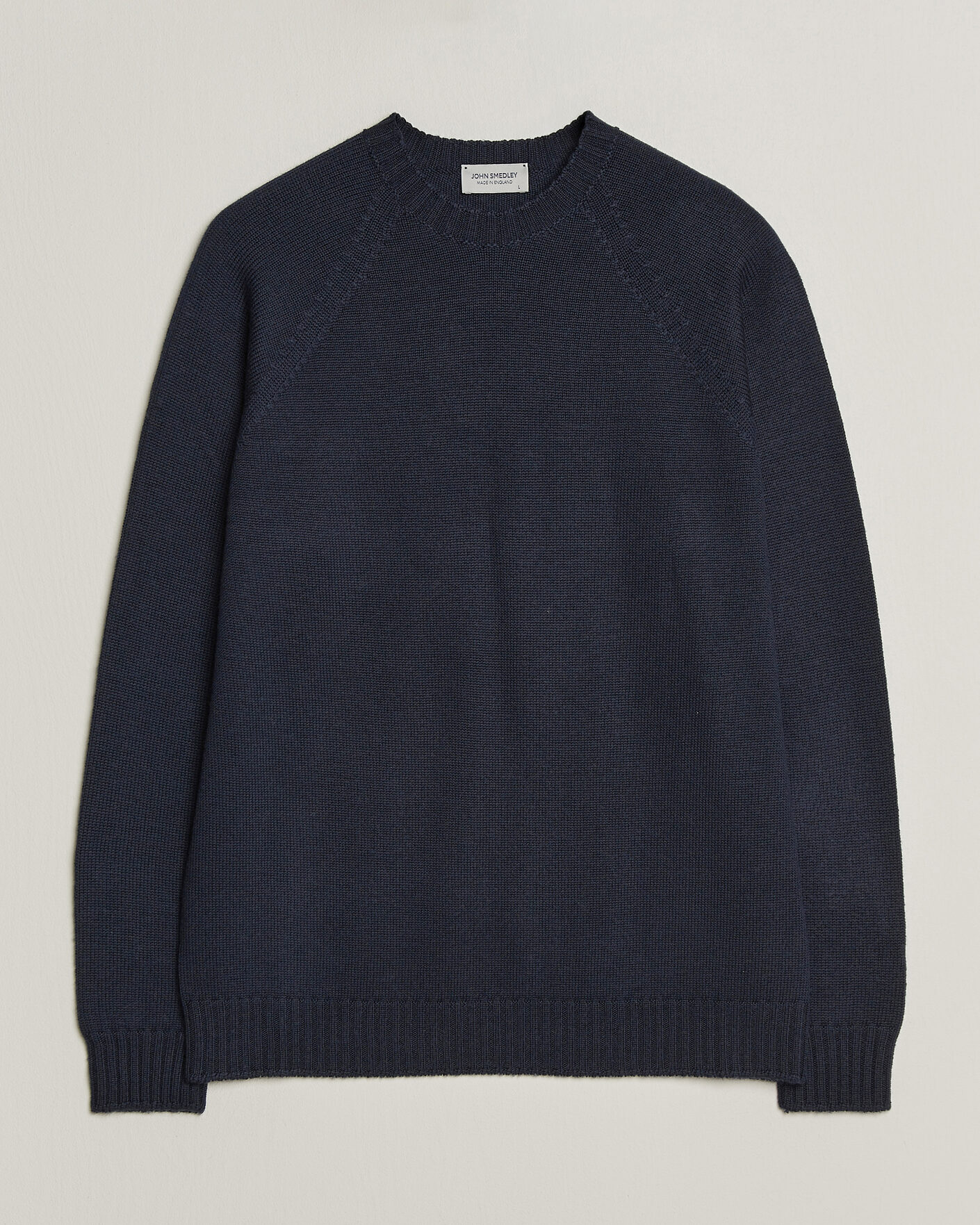 Herre | Trøjer | John Smedley | Denver Extra Fine Merino Crew Neck Midnight