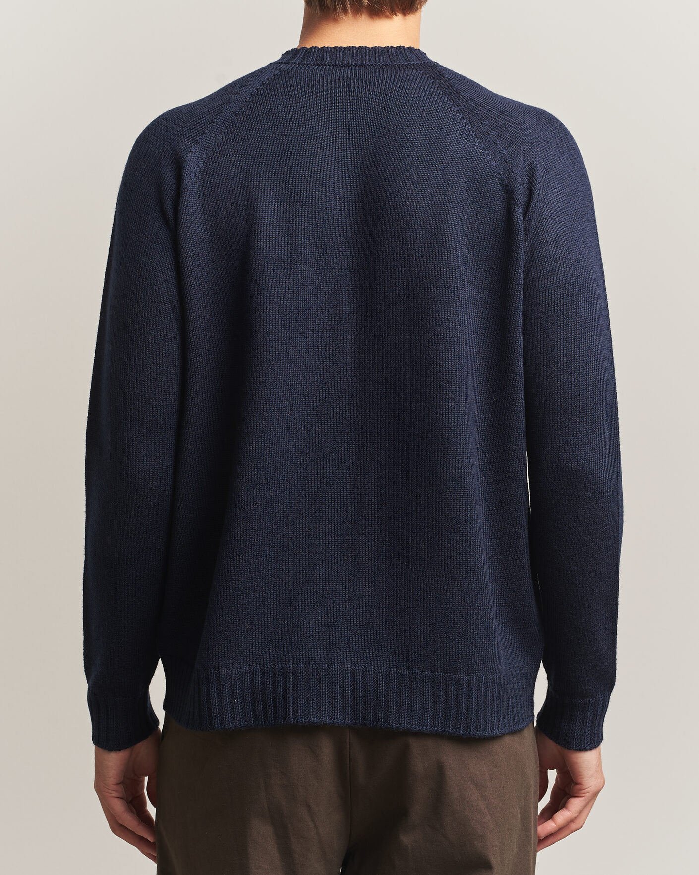 Herre | Trøjer | John Smedley | Denver Extra Fine Merino Crew Neck Midnight