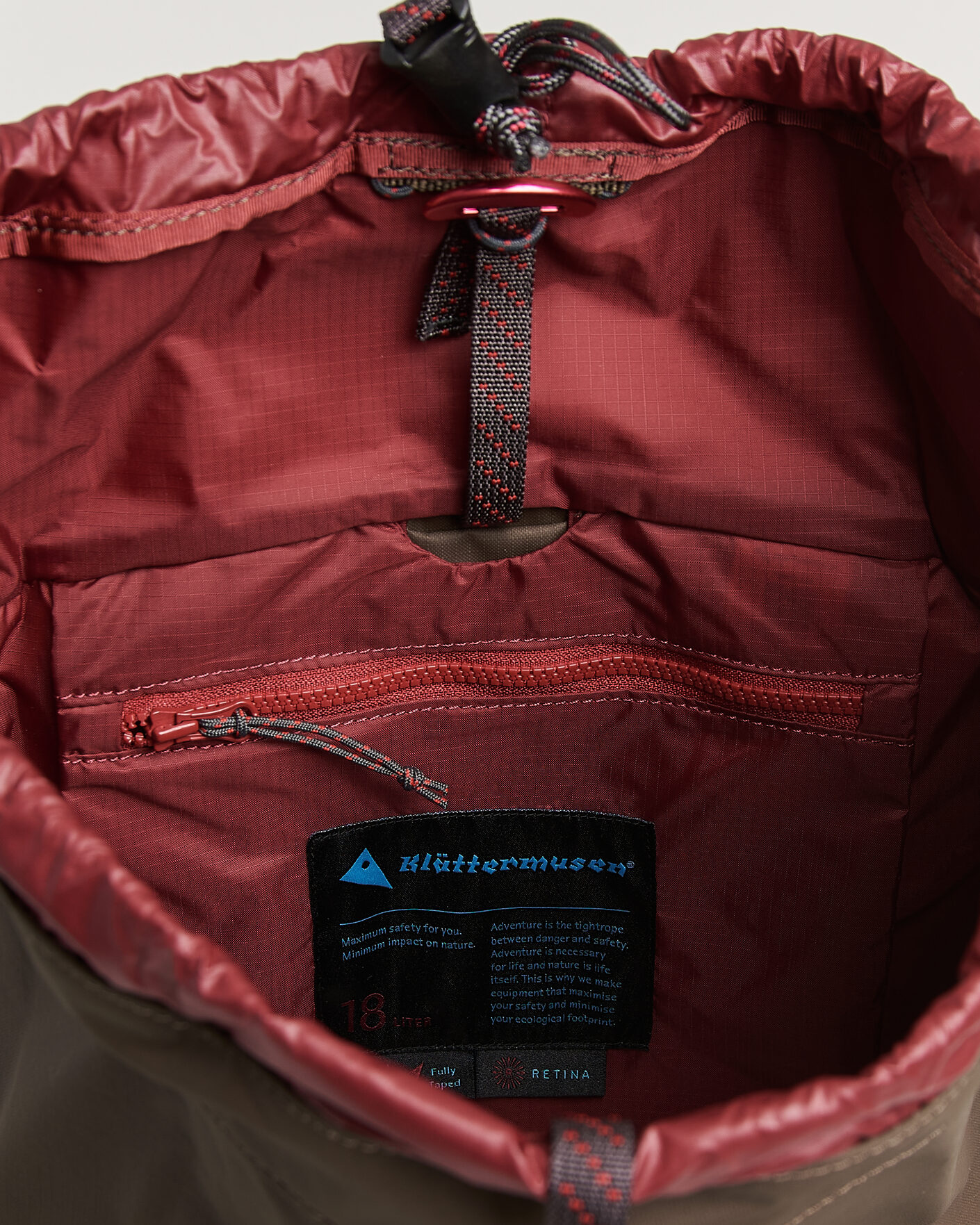 Herre | Tasker | Klättermusen | Fjörm Backpack 18L Slate Brown