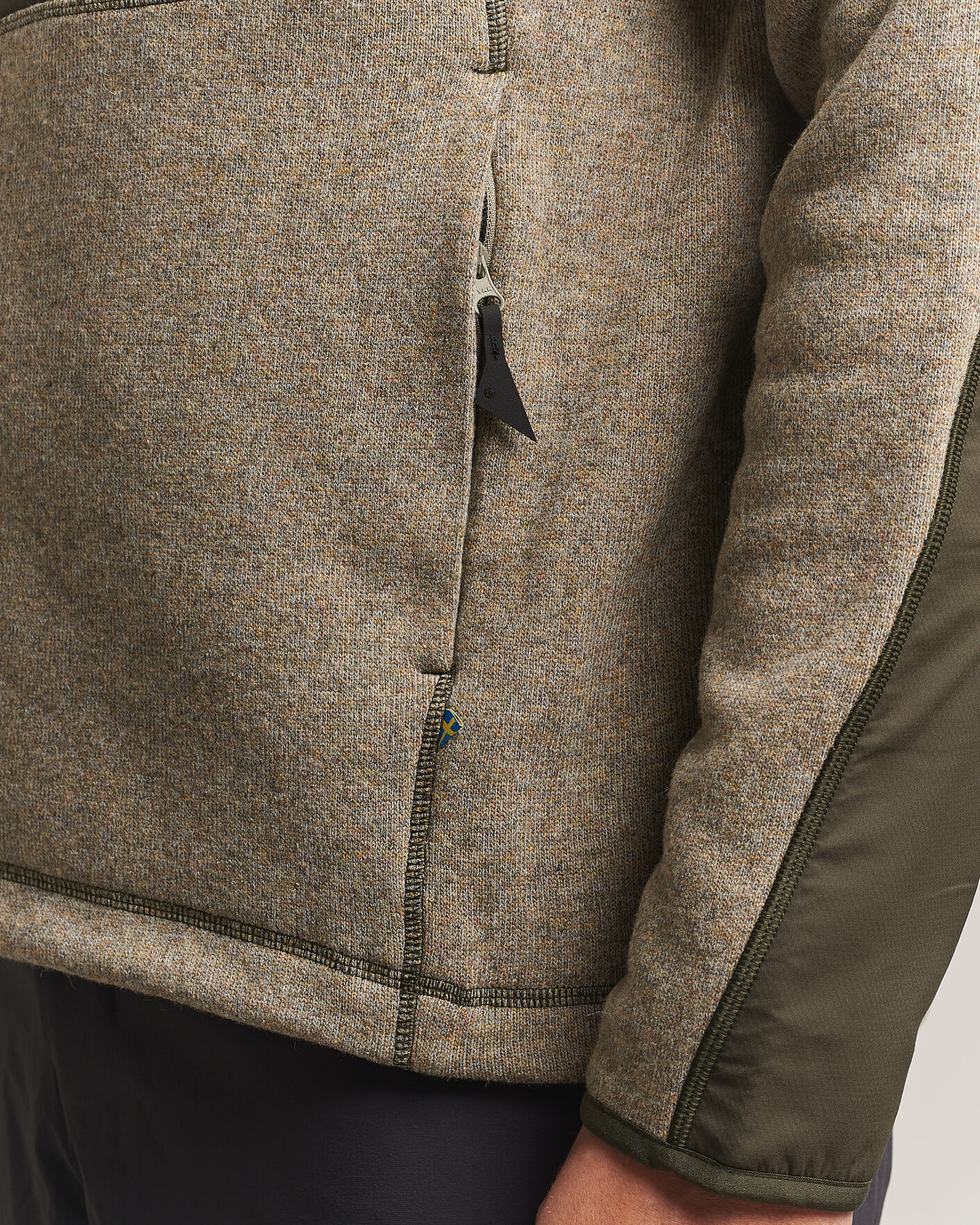 Herre | Trøjer | Klättermusen | Balderus Wool Fleece Hood Jacket Rosin Green