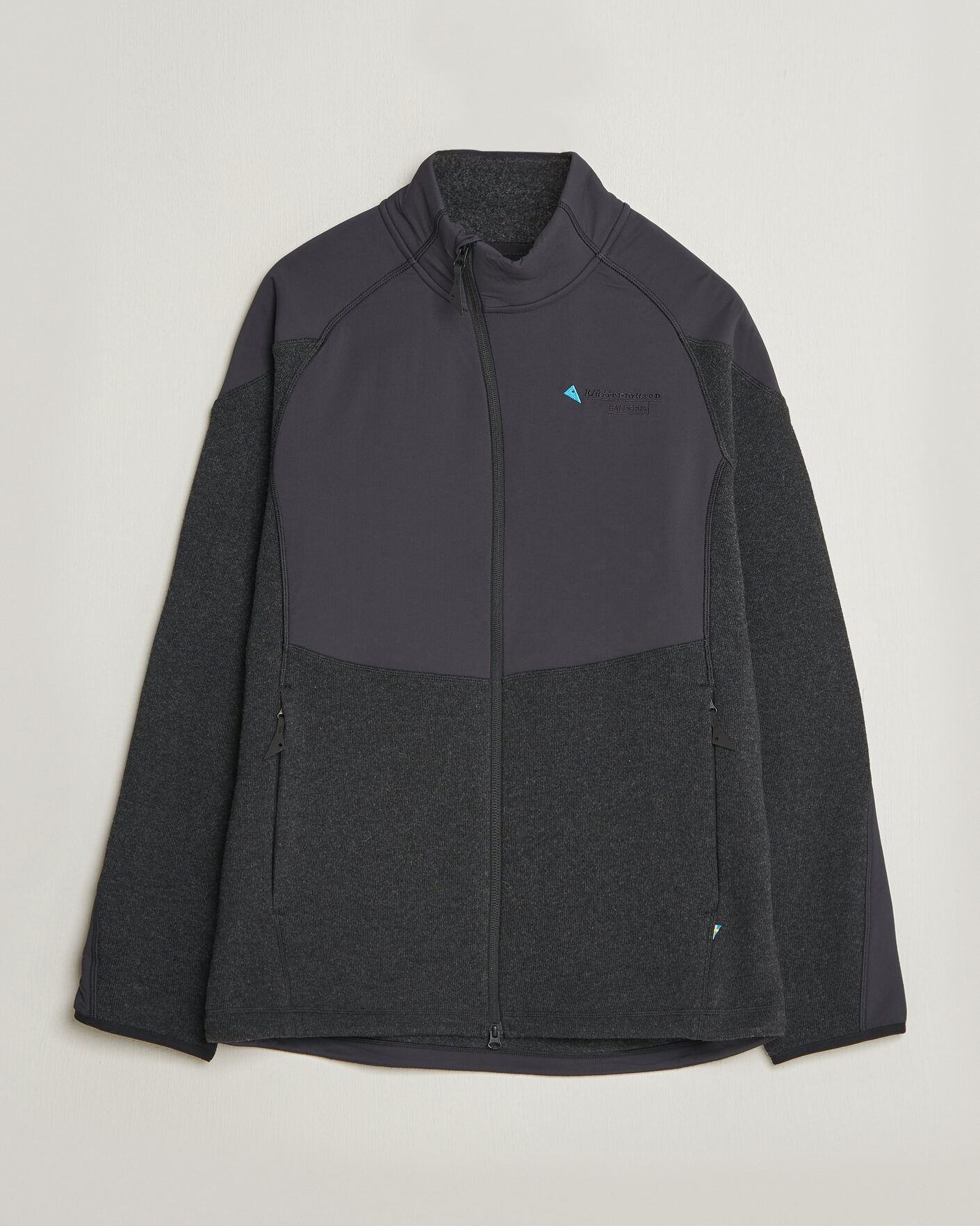 Herre | Trøjer | Klättermusen | Balderus Wool Fleece Hood Jacket Black