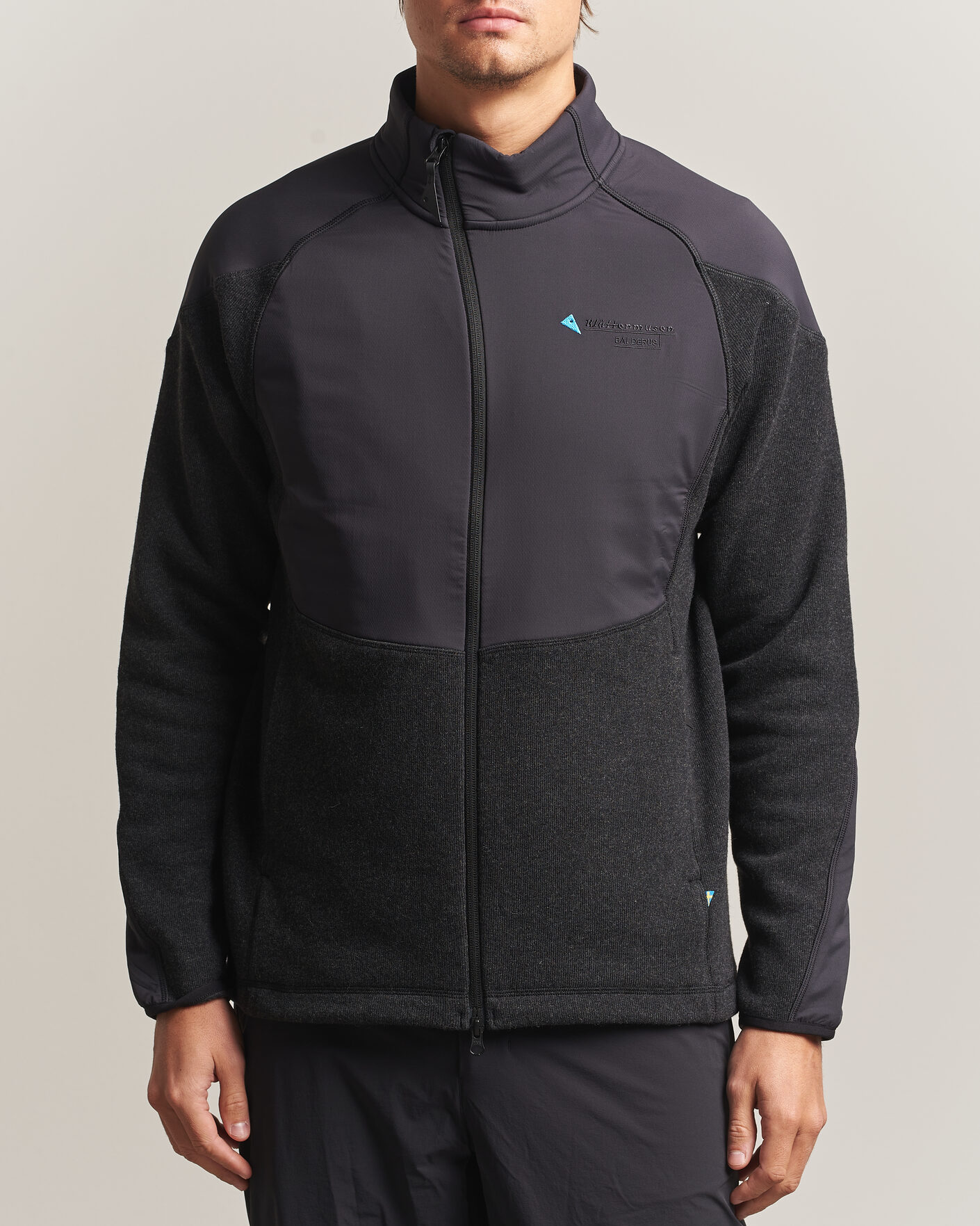 Herre | Trøjer | Klättermusen | Balderus Wool Fleece Hood Jacket Black
