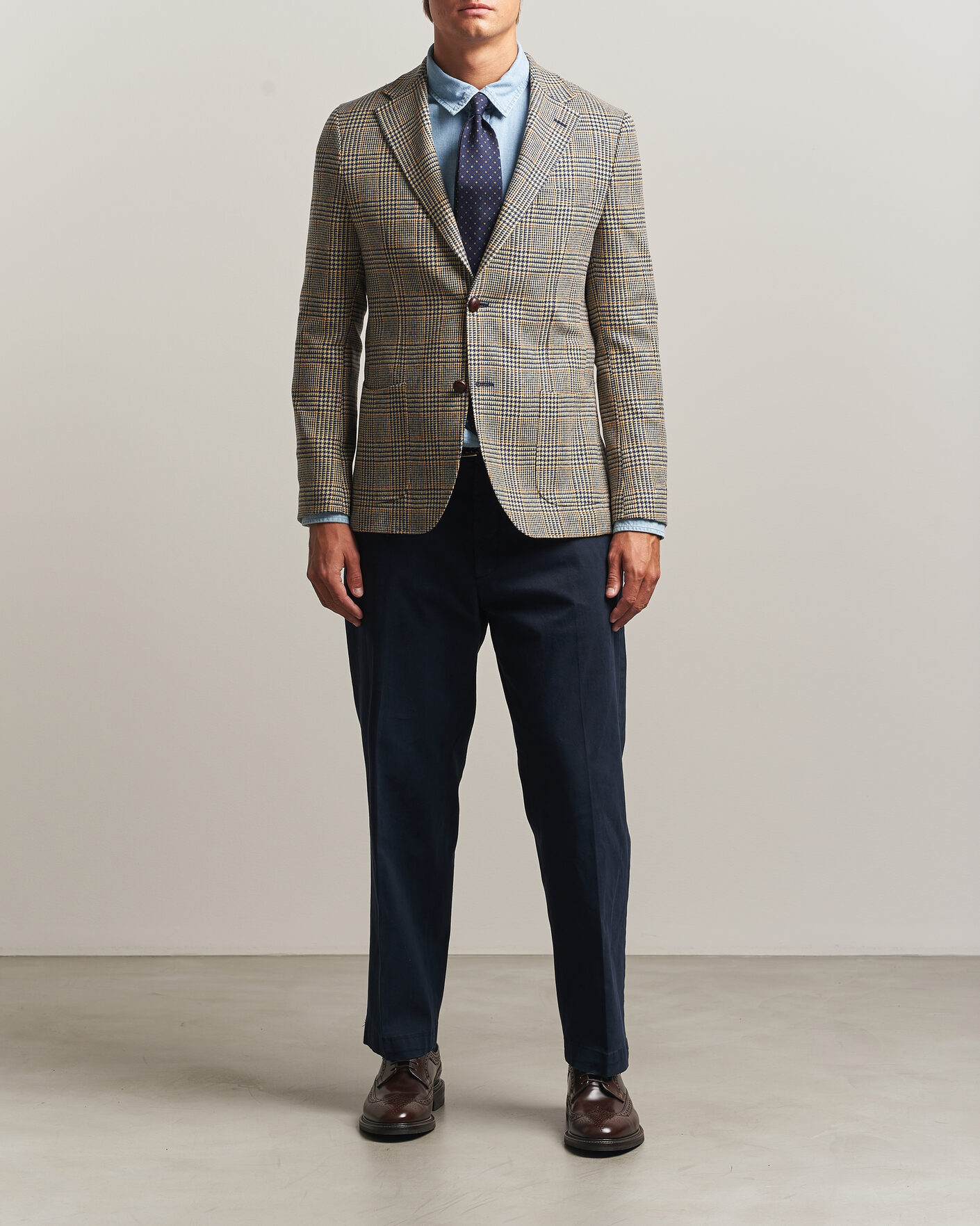 Herre | Blazere & jakker | Morris | Merino Cashmere Blazer Blue