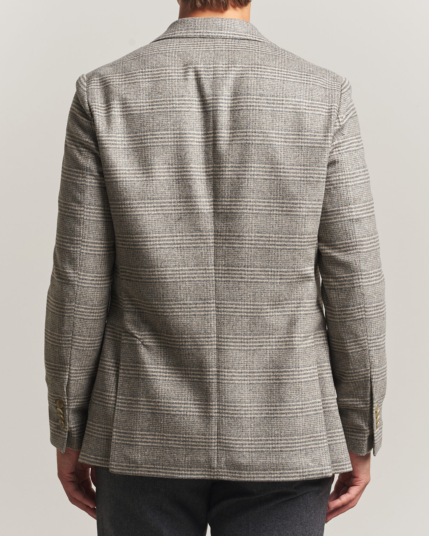 Herre | Blazere & jakker | Morris | Soft Glencheck Blazer Brown