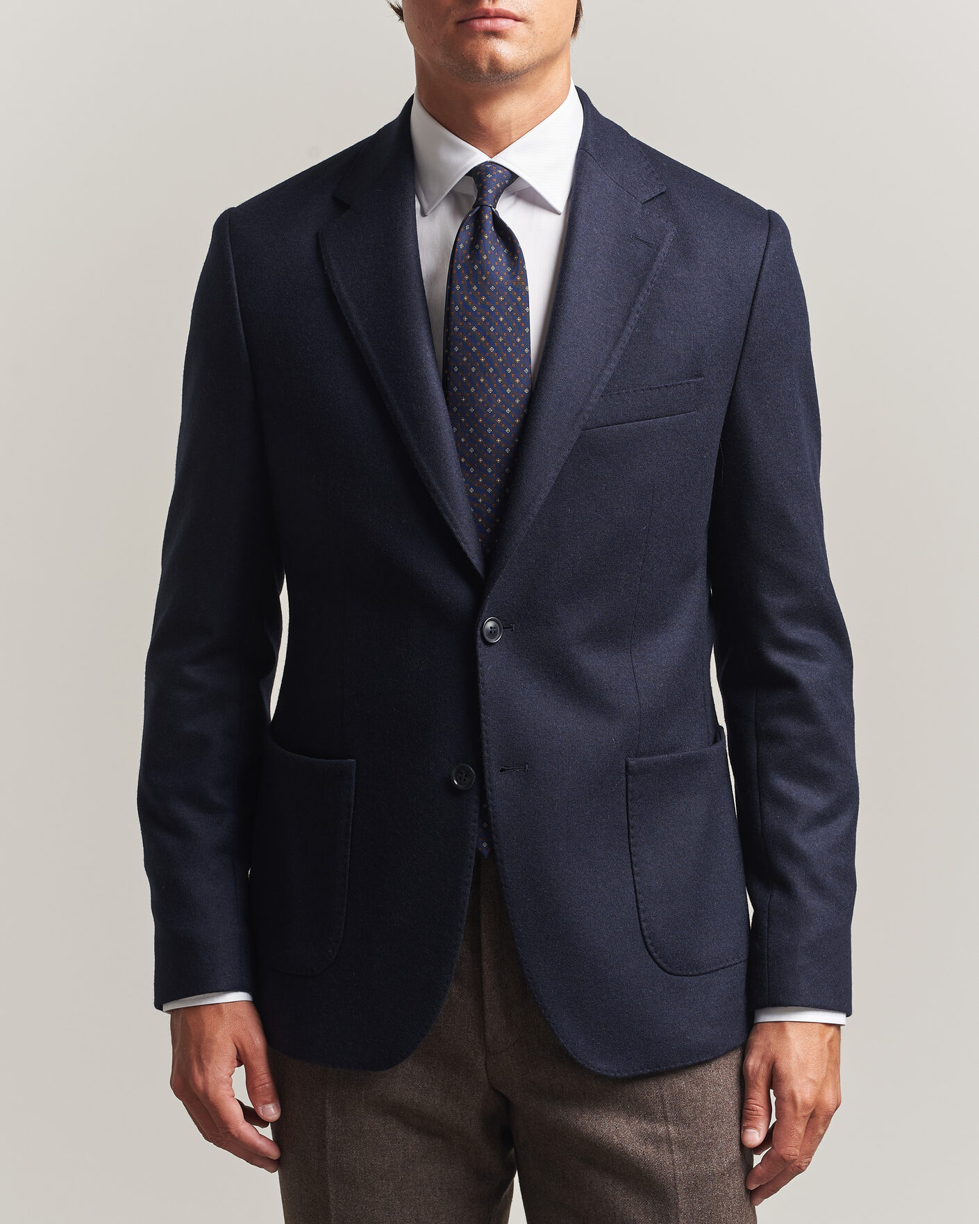 Herre | Blazere & jakker | Morris | Wool Jersey Blazer Navy