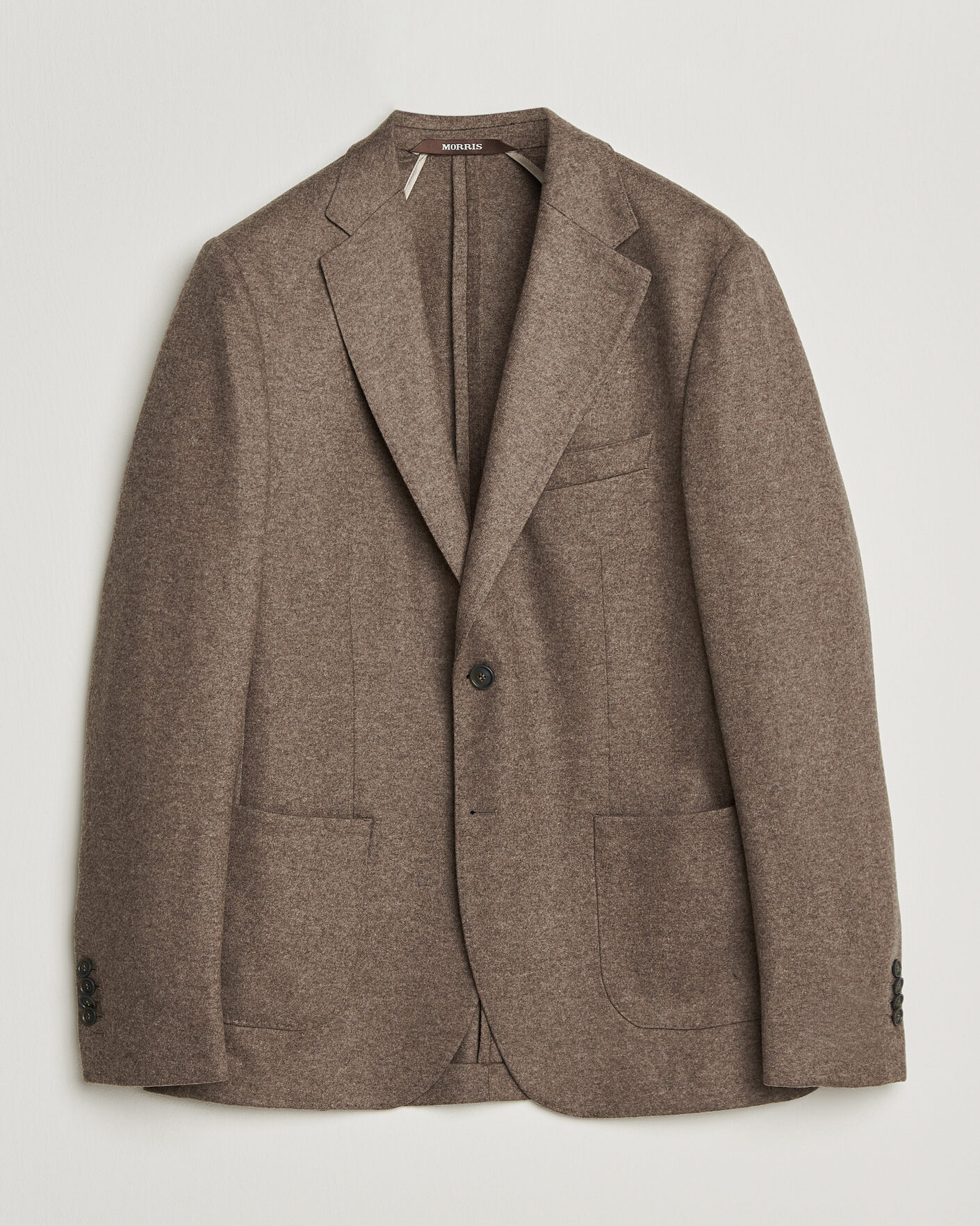 Herre | Blazere & jakker | Morris | Wool Jersey Blazer Brown