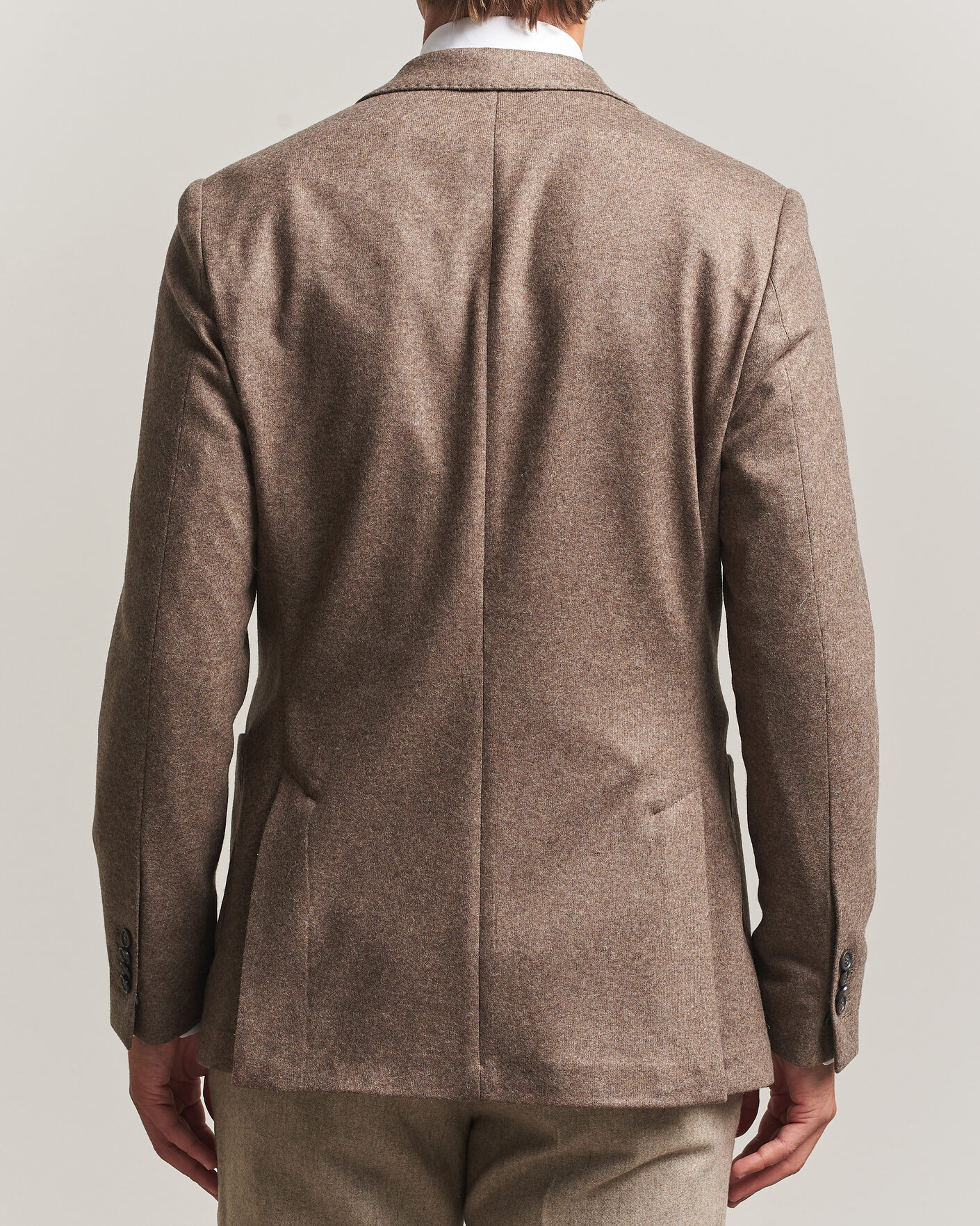 Herre | Blazere & jakker | Morris | Wool Jersey Blazer Brown