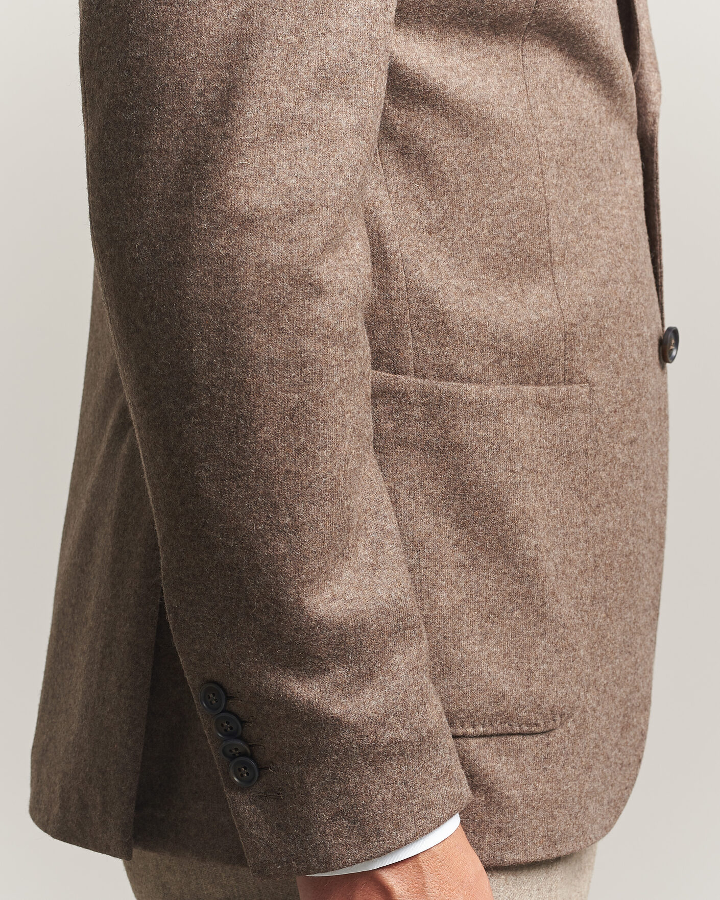 Herre | Blazere & jakker | Morris | Wool Jersey Blazer Brown