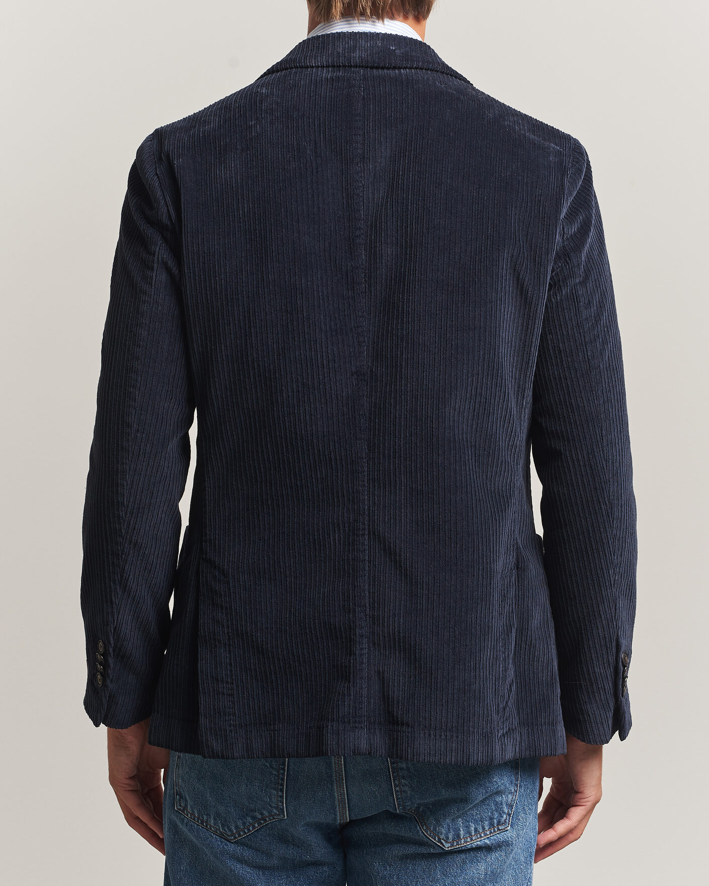 Herre | Blazere & jakker | Morris | Washed Cord Blazer Navy