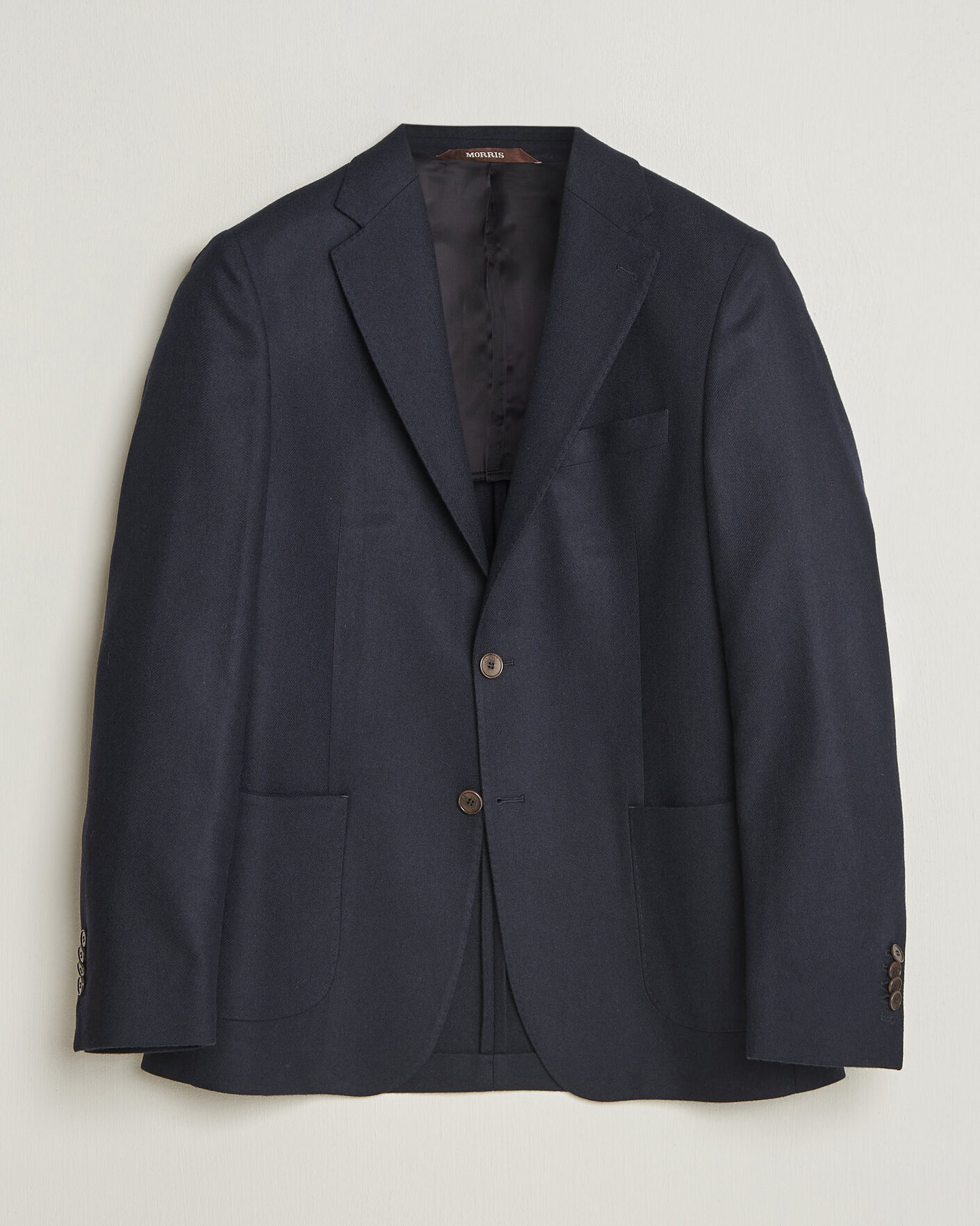 Herre | Blazere & jakker | Morris | Flannel Suit Blazer Navy