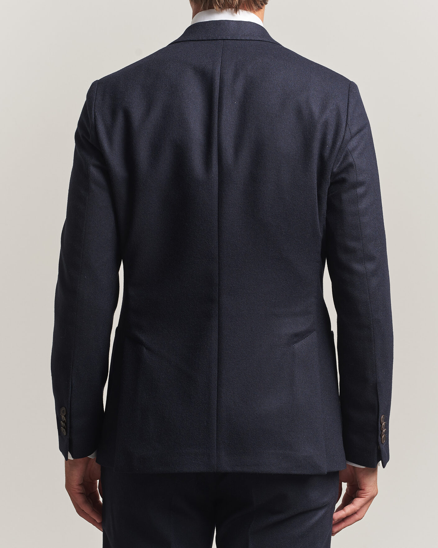 Herre | Blazere & jakker | Morris | Flannel Suit Blazer Navy