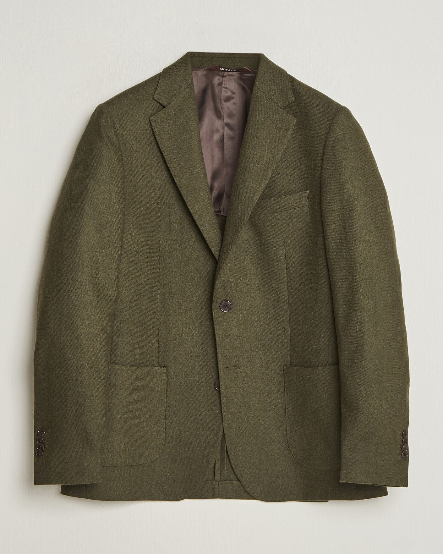 Herre | Blazere & jakker | Morris | Flannel Suit Blazer Green