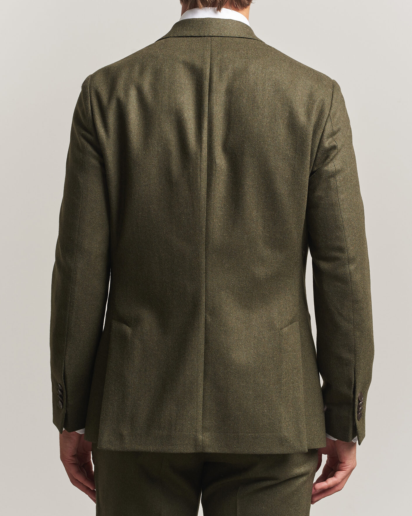 Herre | Blazere & jakker | Morris | Flannel Suit Blazer Green