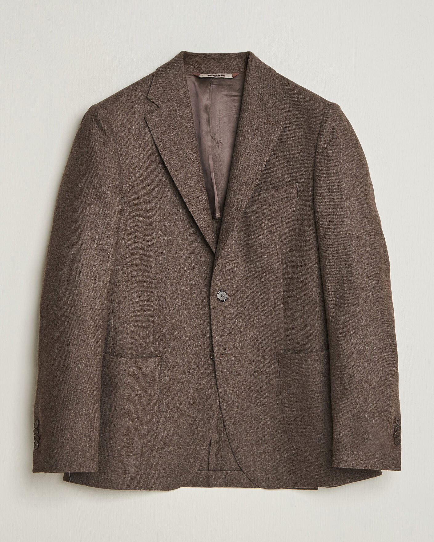 Herre | Blazere & jakker | Morris | Flannel Suit Blazer Brown