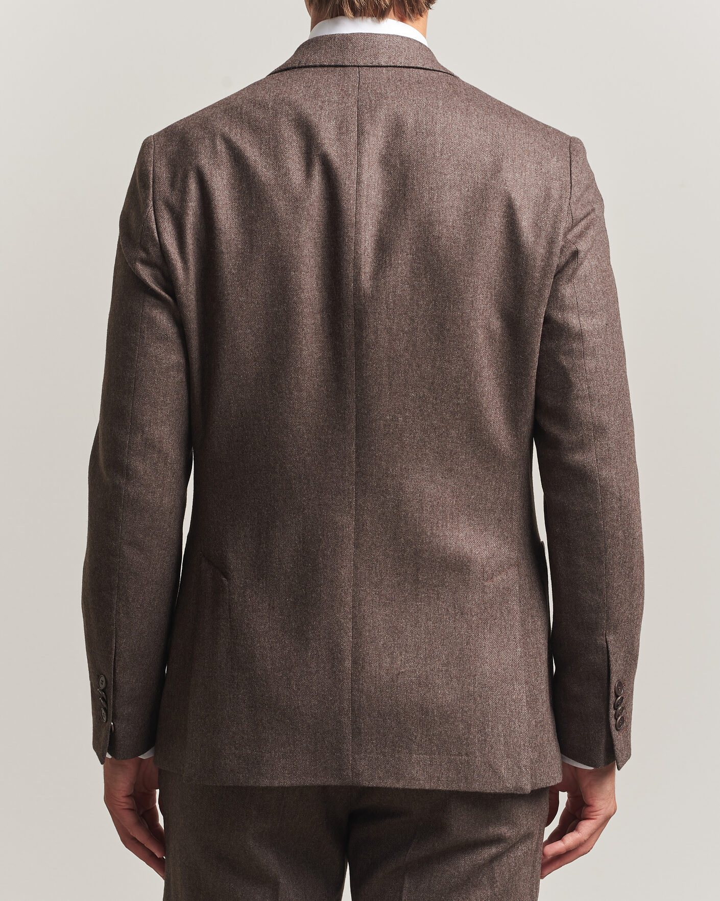 Herre | Blazere & jakker | Morris | Flannel Suit Blazer Brown