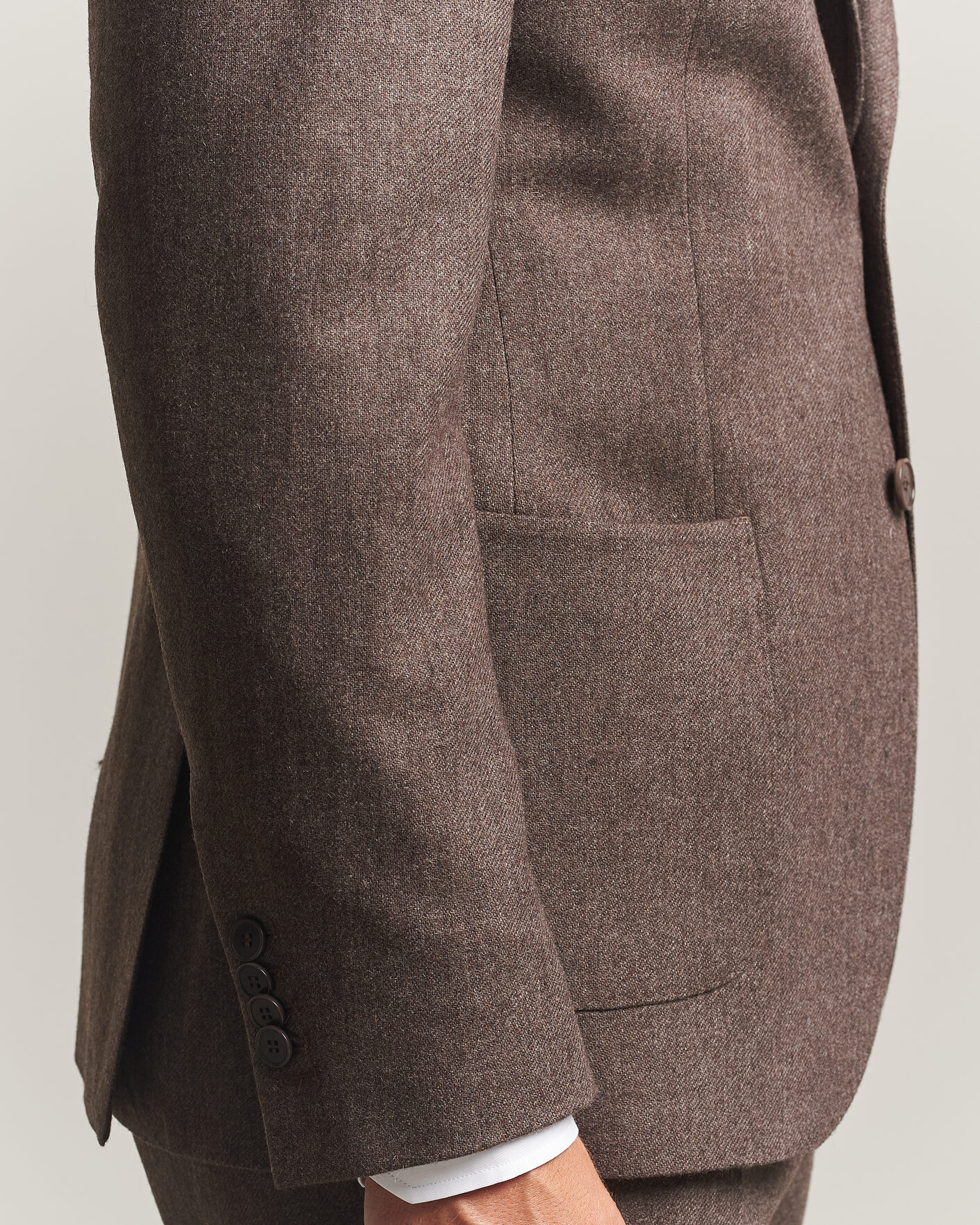 Herre | Blazere & jakker | Morris | Flannel Suit Blazer Brown