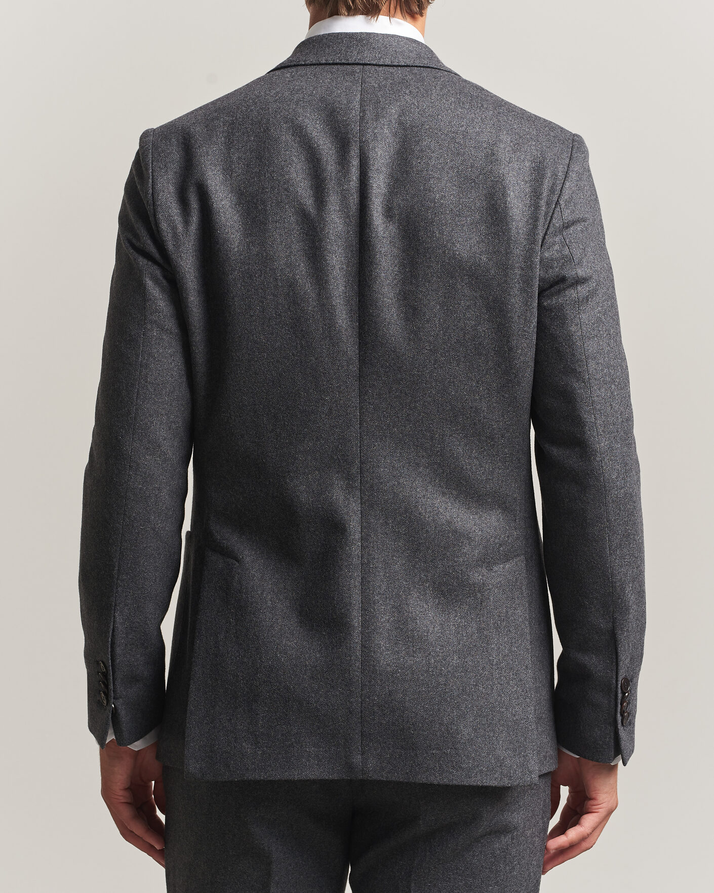 Herre | Blazere & jakker | Morris | Flannel Suit Blazer Grey