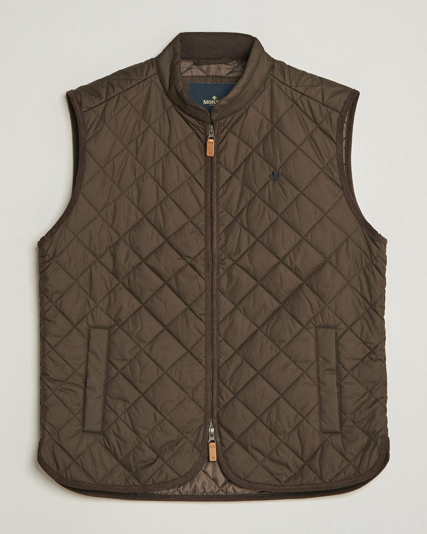 Herre | Veste | Morris | Teddy Quilted Vest Brown