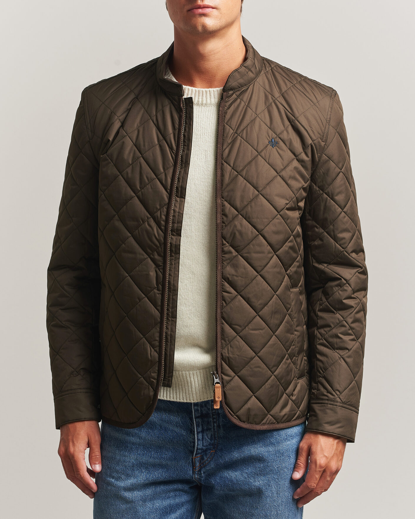 Herre | Jakker | Morris | Teddy Quilted Jacket Brown