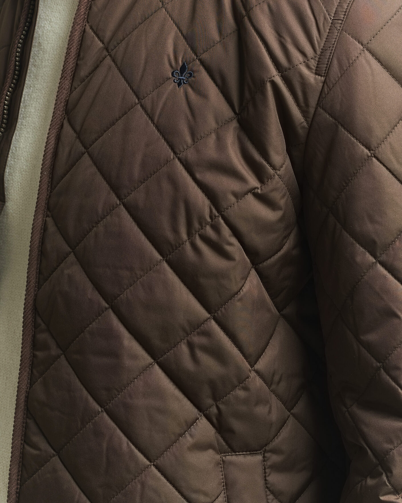 Herre | Jakker | Morris | Teddy Quilted Jacket Brown