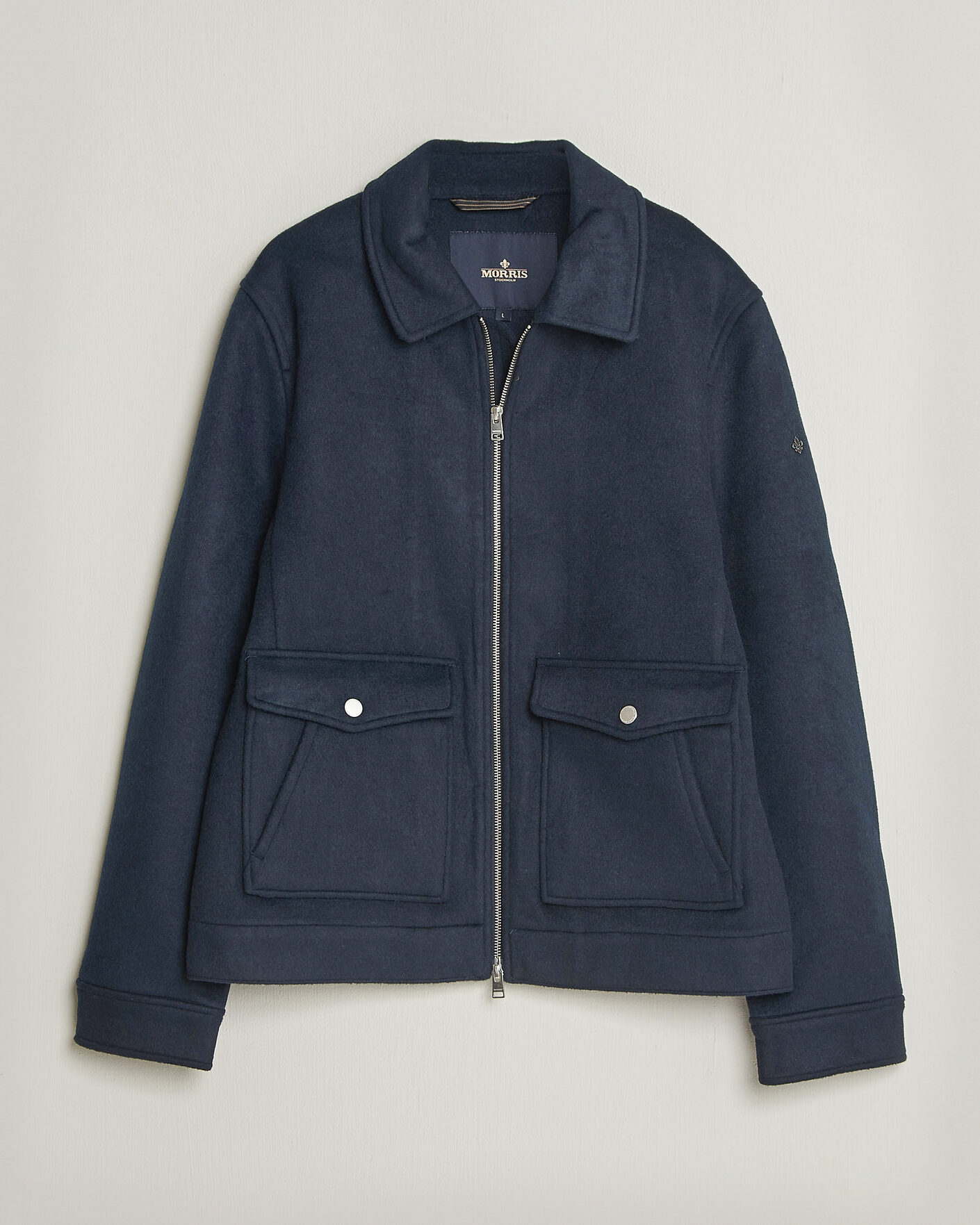 Herre | Jakker | Morris | Wallace Wool Jacket Blue