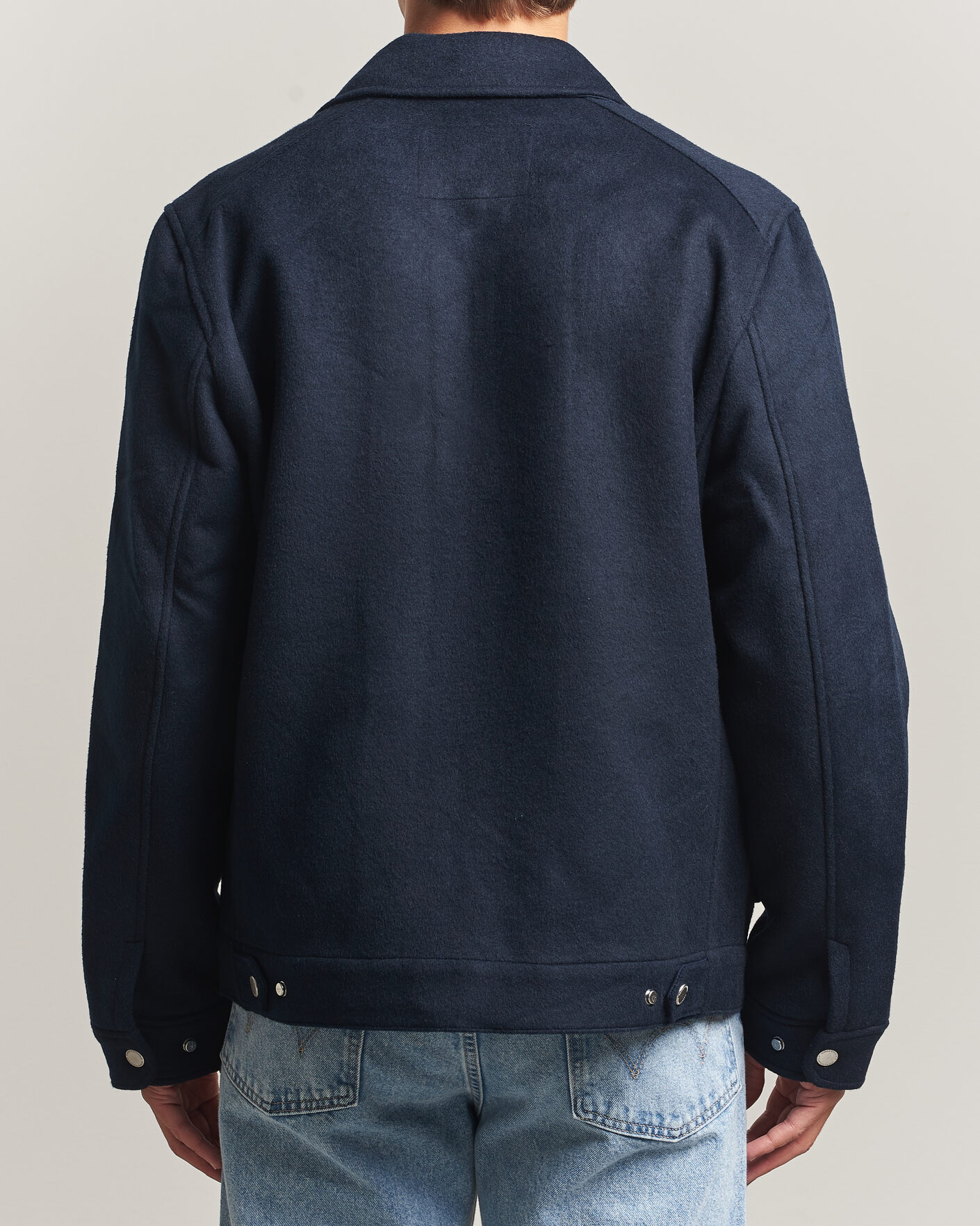 Herre | Jakker | Morris | Wallace Wool Jacket Blue