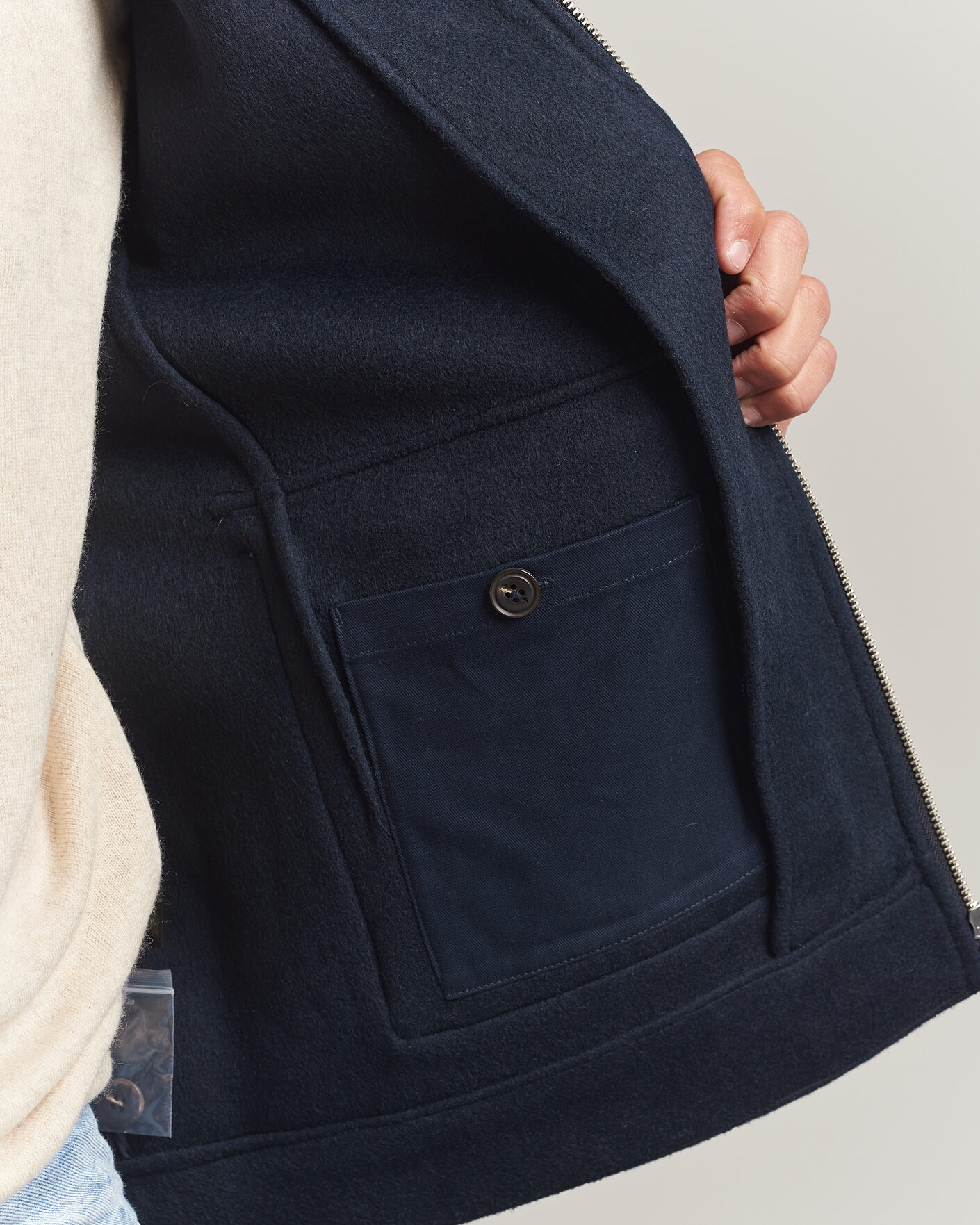 Herre | Jakker | Morris | Wallace Wool Jacket Blue