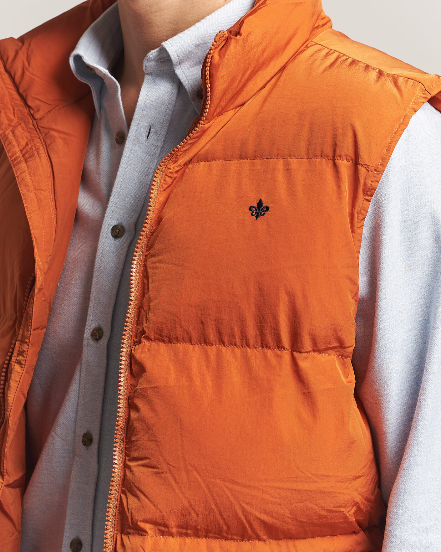 Herre | Veste | Morris | Lennox Puffer Vest Orange
