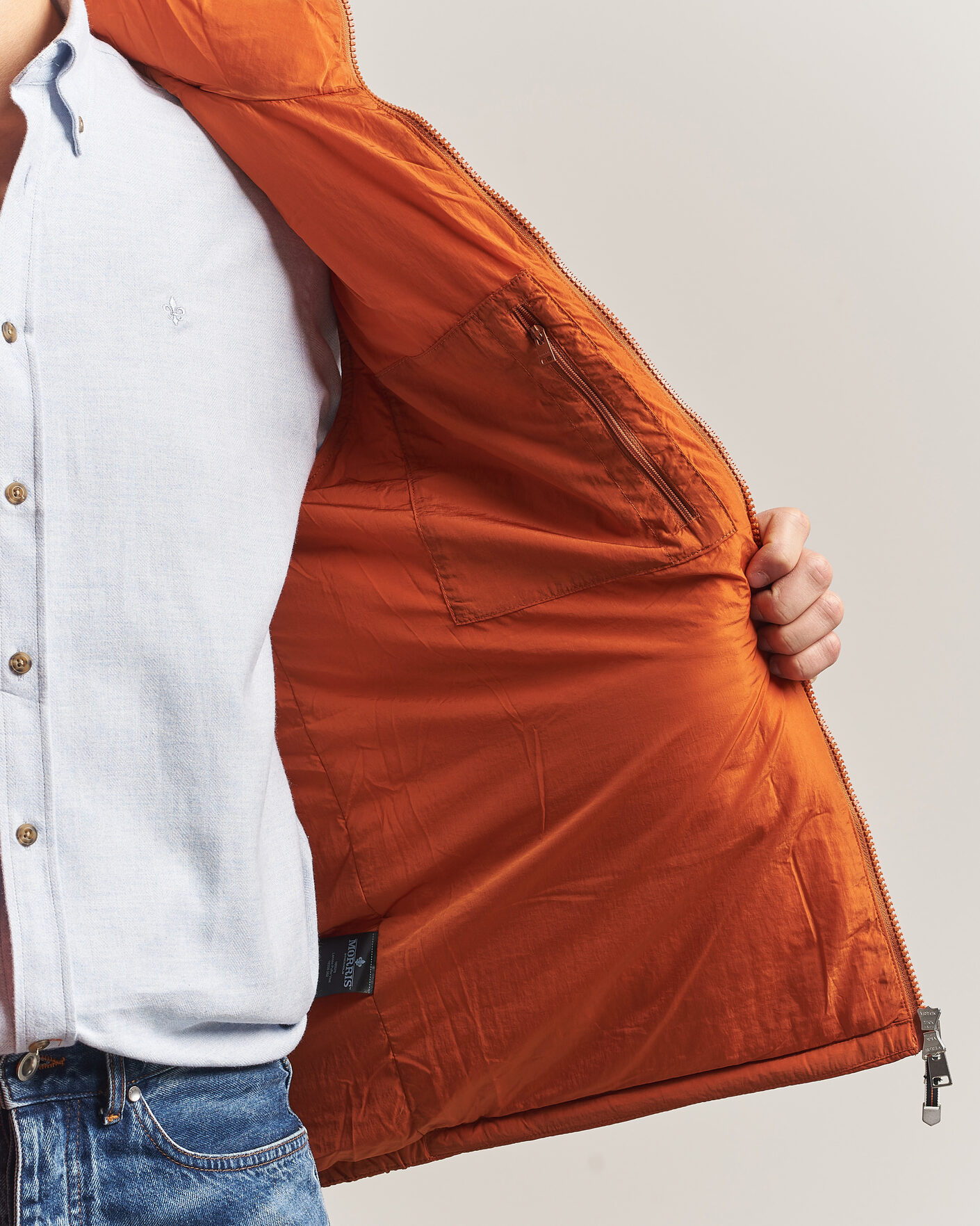 Herre | Veste | Morris | Lennox Puffer Vest Orange