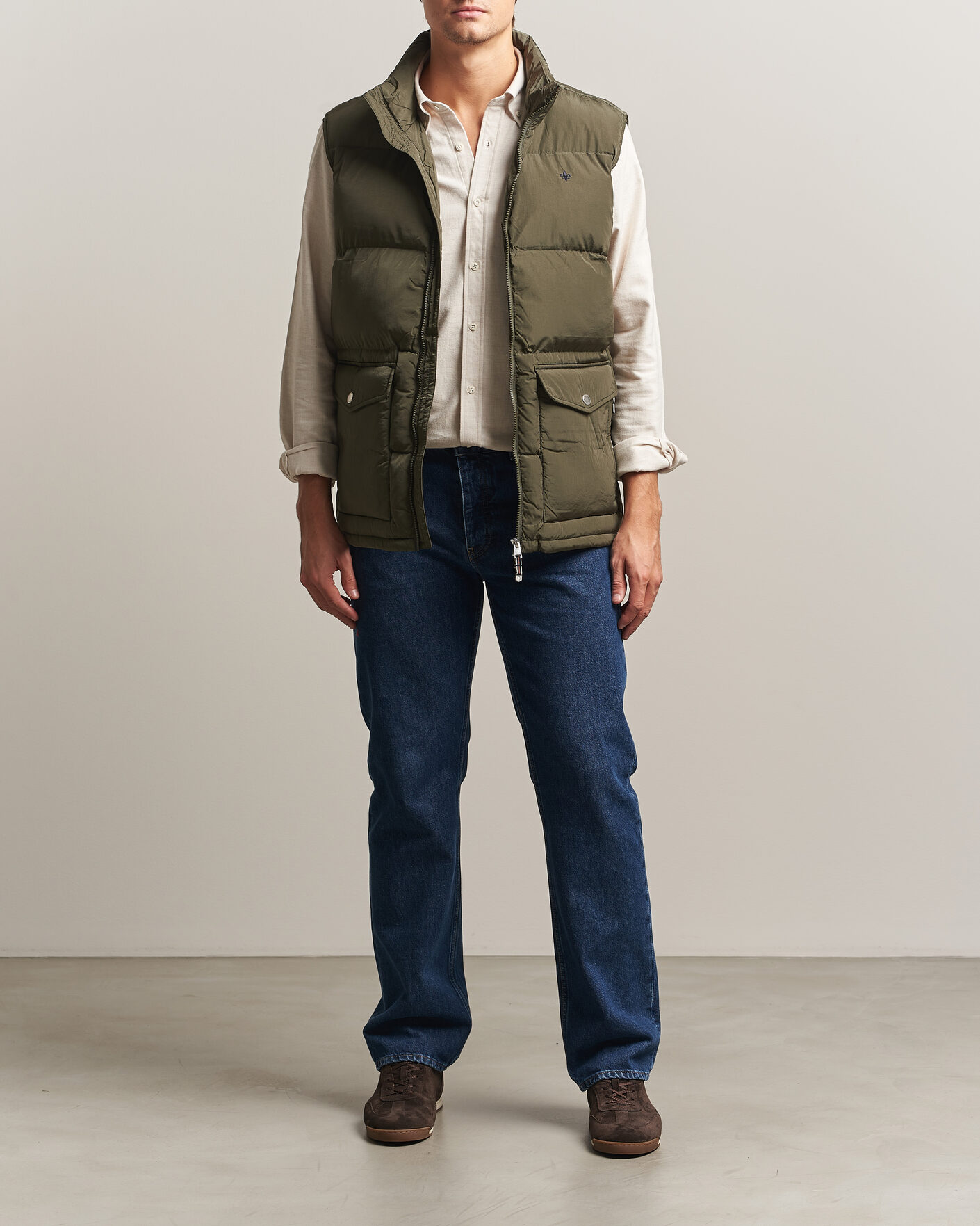 Herre | Veste | Morris | Lennox Puffer Vest Olive