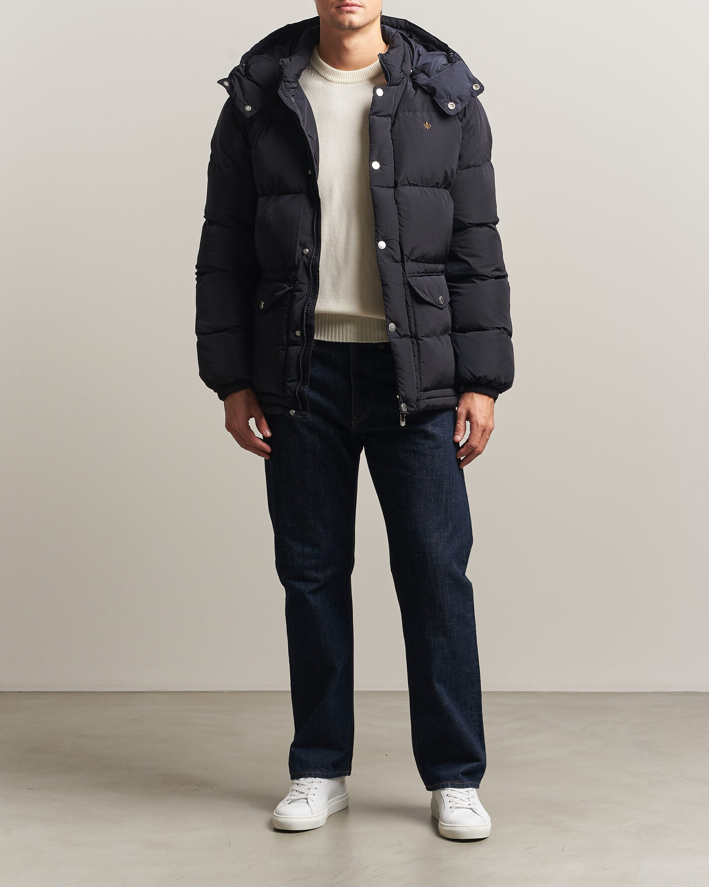 Herre | Jakker | Morris | Lennox Puffer Jacket Blue