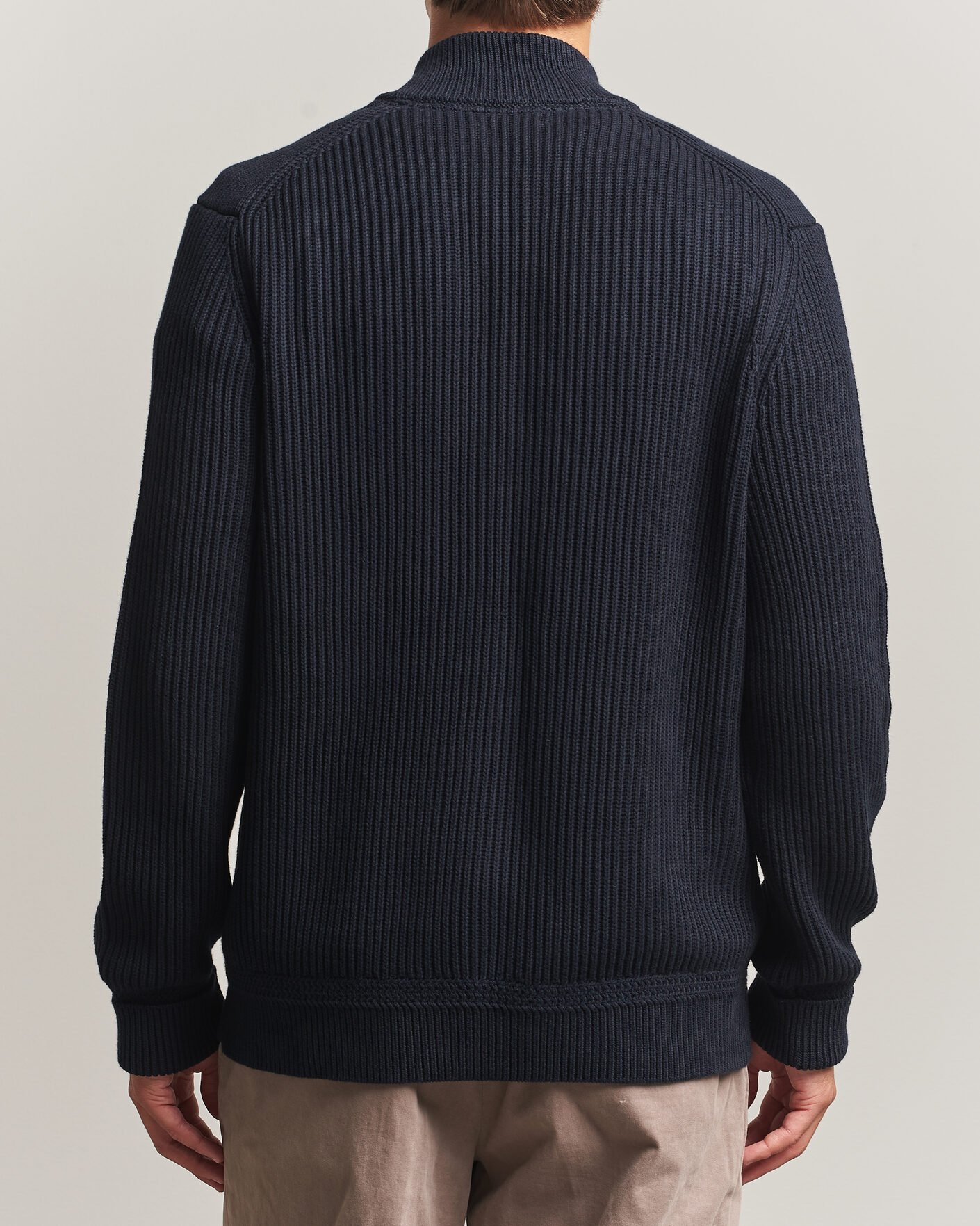 Herre | Trøjer | Morris | Duncan Zip Cardigan Old Blue