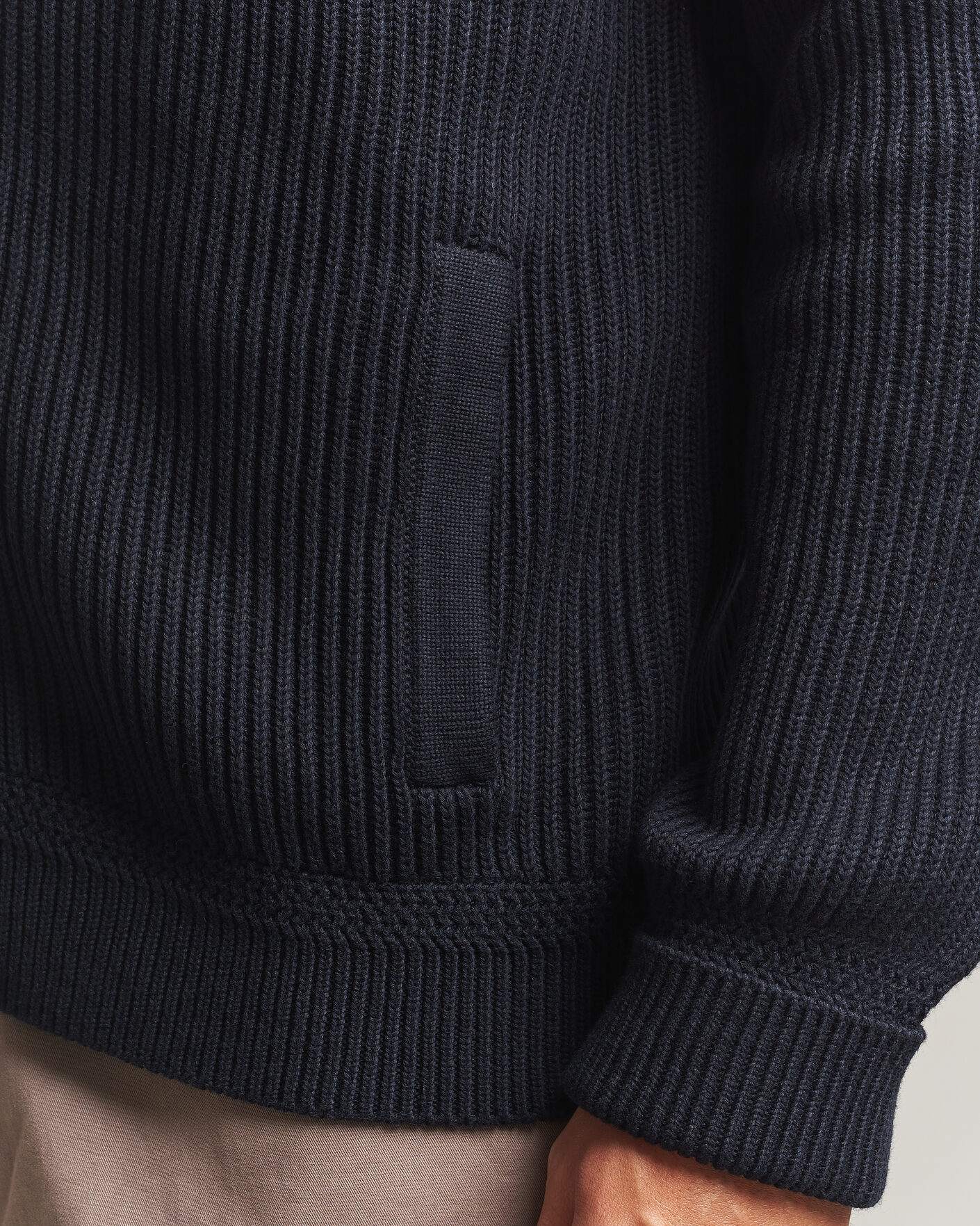 Herre | Trøjer | Morris | Duncan Zip Cardigan Old Blue
