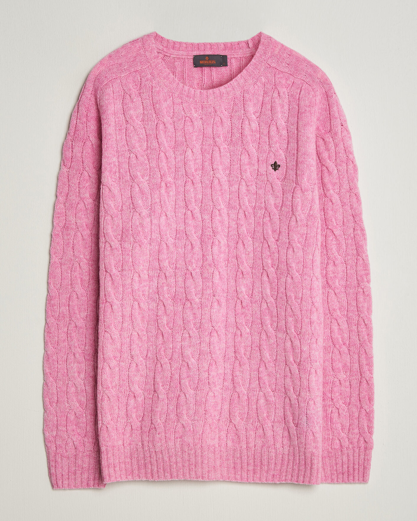 Herre | Trøjer | Morris | Archard Cable Sweater Pink