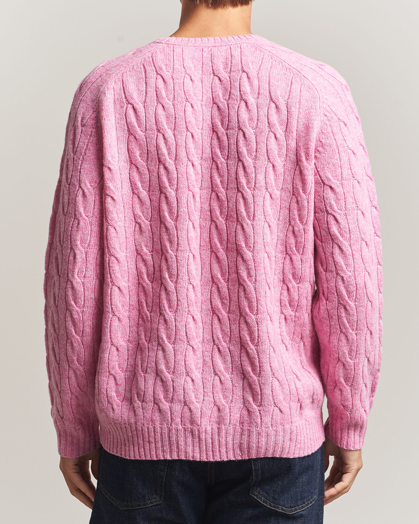 Herre | Trøjer | Morris | Archard Cable Sweater Pink