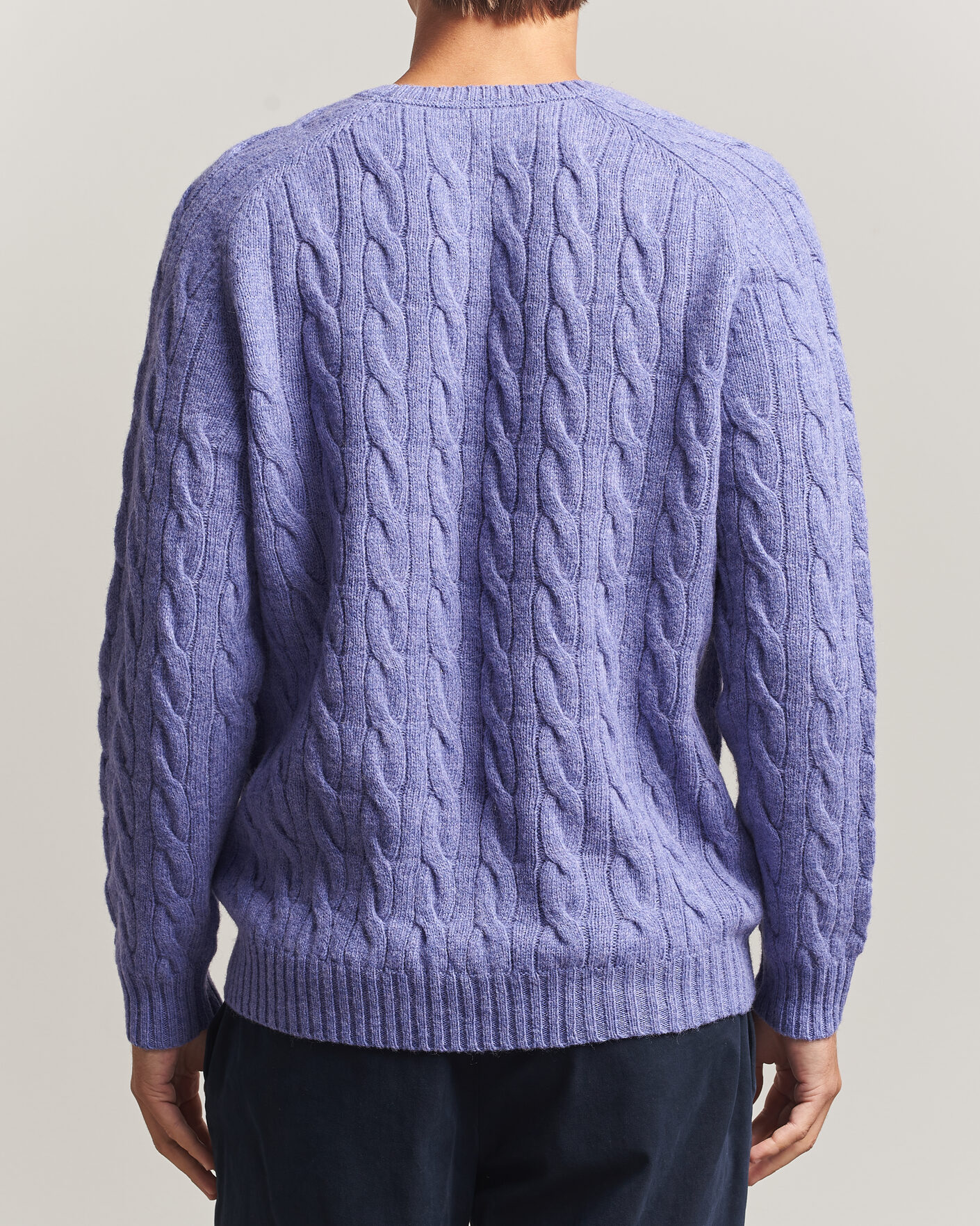 Herre | Trøjer | Morris | Archard Cable Sweater Purple