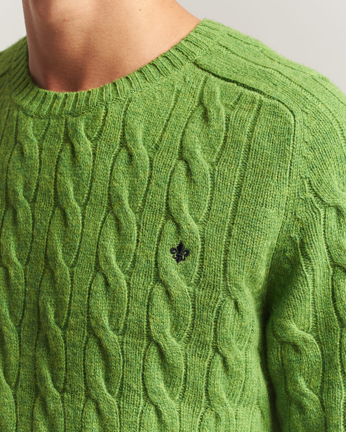 Herre | Trøjer | Morris | Archard Cable Sweater Green