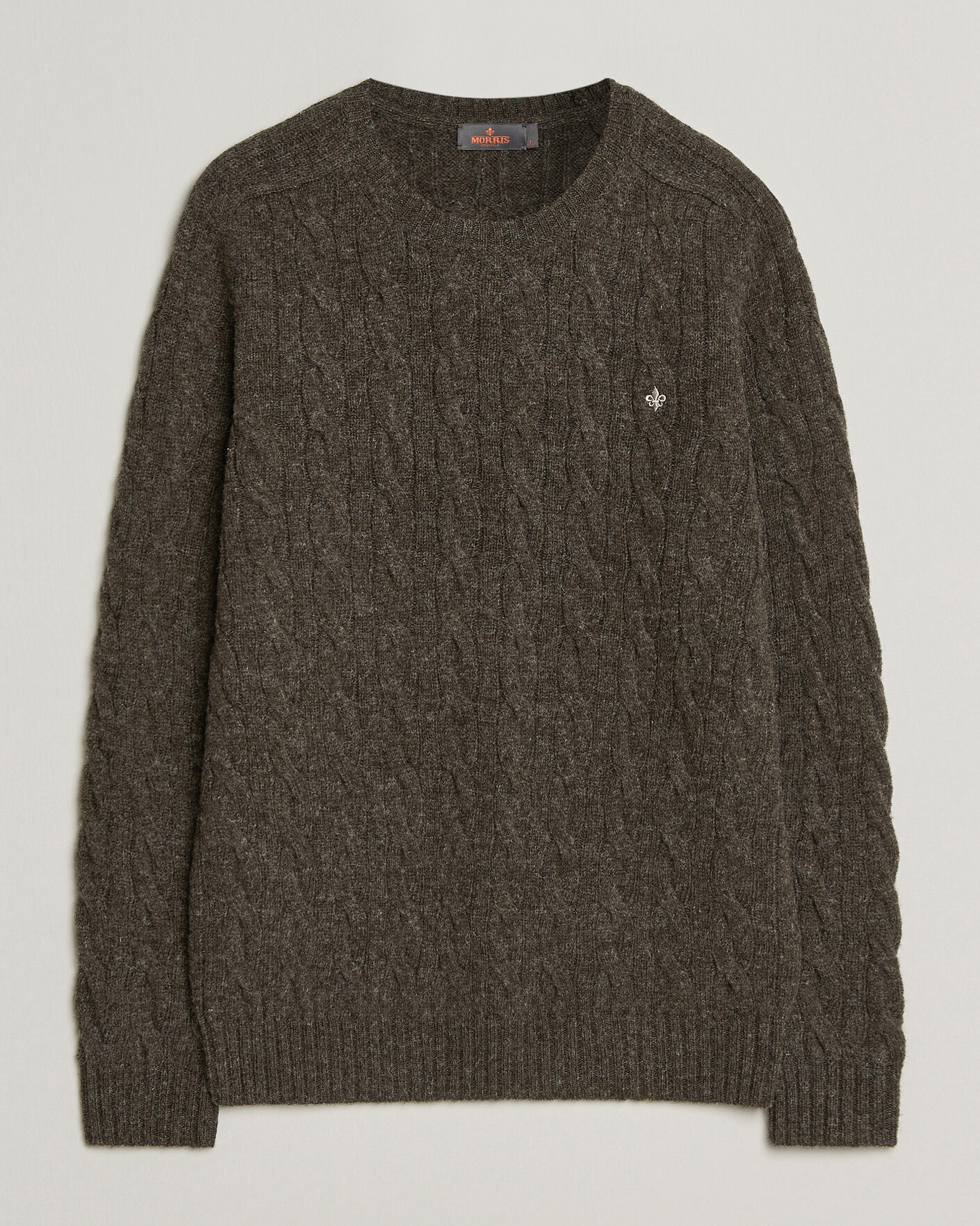 Herre | Trøjer | Morris | Archard Cable Sweater Brown