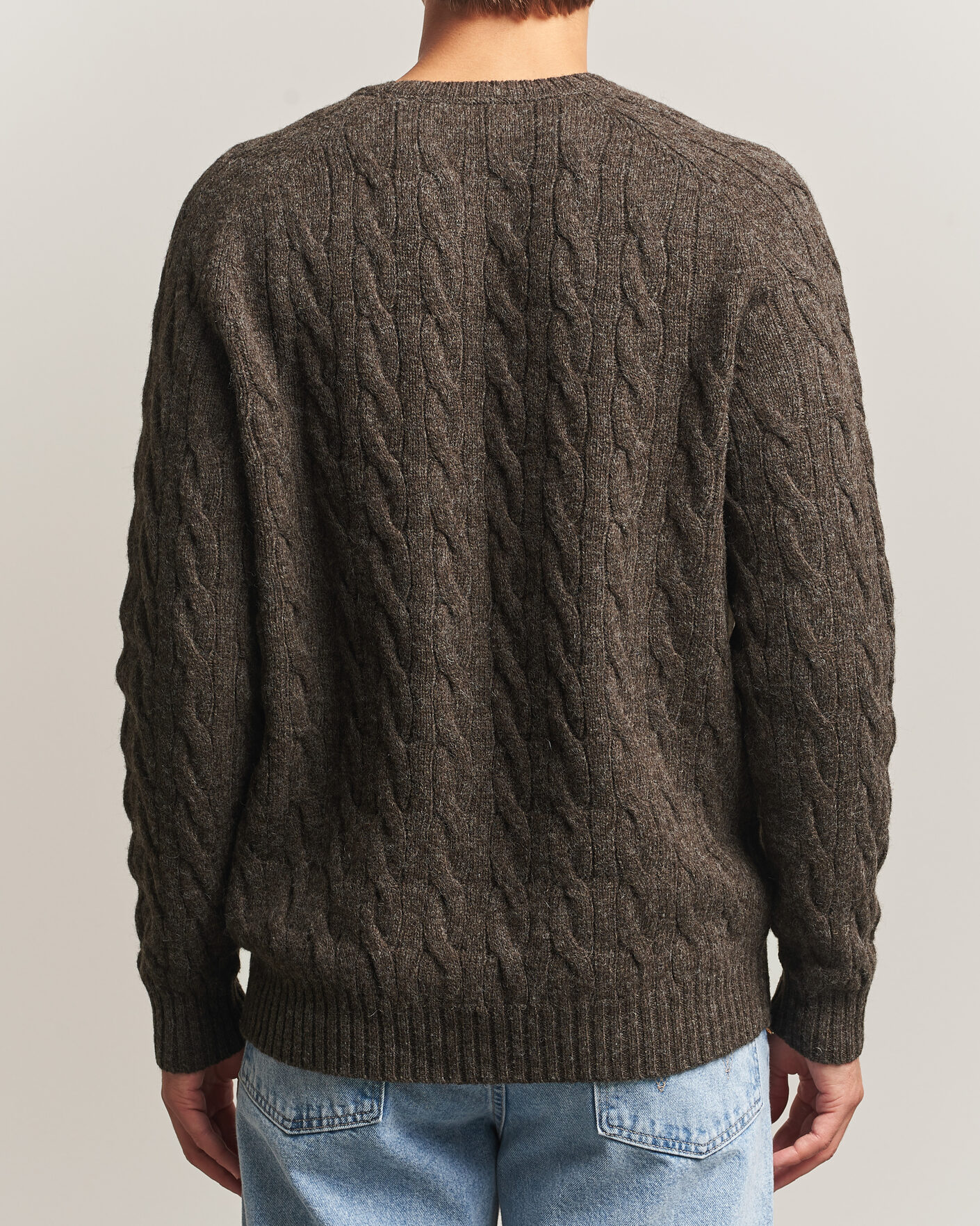 Herre | Trøjer | Morris | Archard Cable Sweater Brown