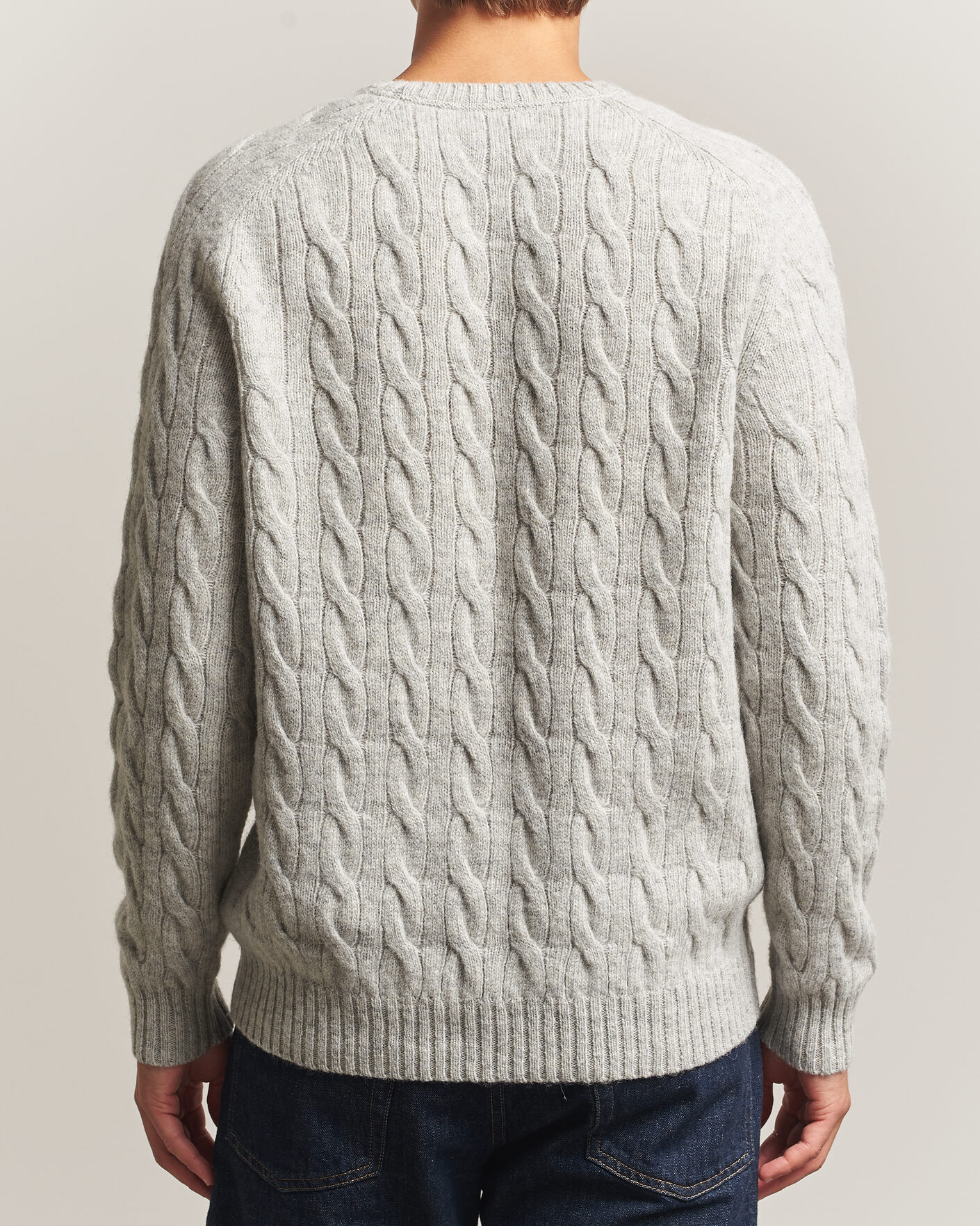 Herre | Trøjer | Morris | Archard Cable Sweater Grey