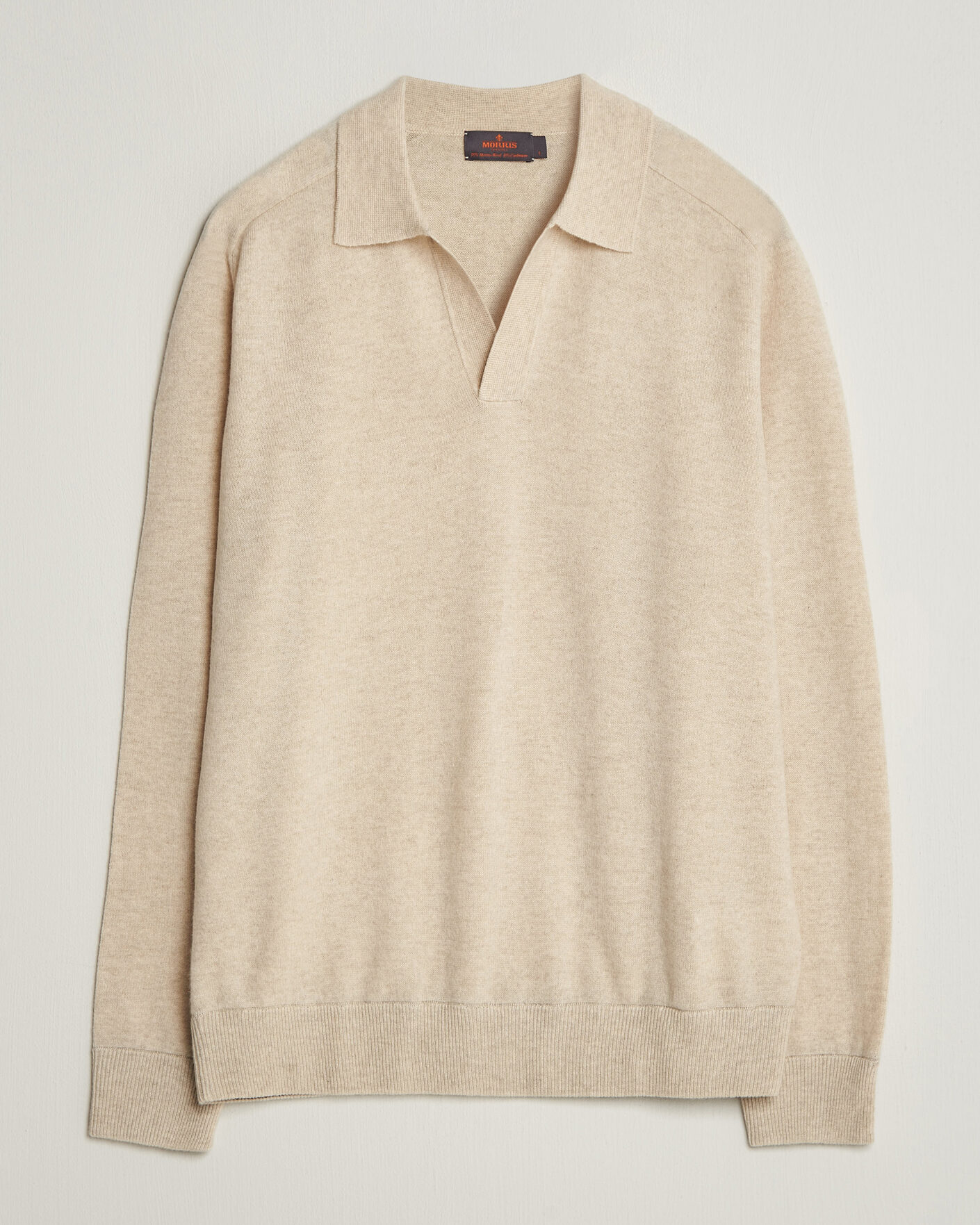Herre | Trøjer | Morris | Wilfred Cashmere Resort Polo Off White