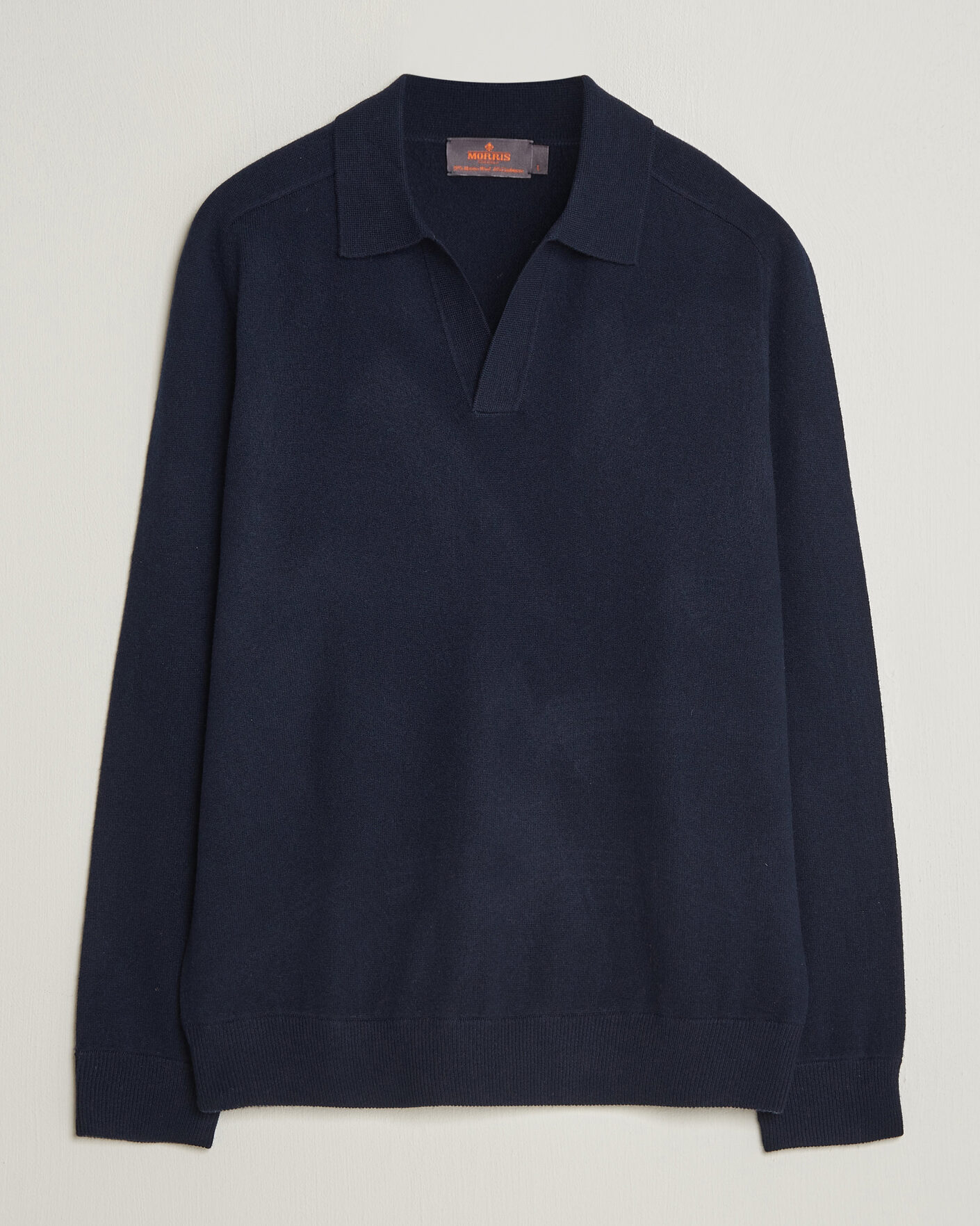 Herre | Trøjer | Morris | Wilfred Cashmere Resort Polo Navy