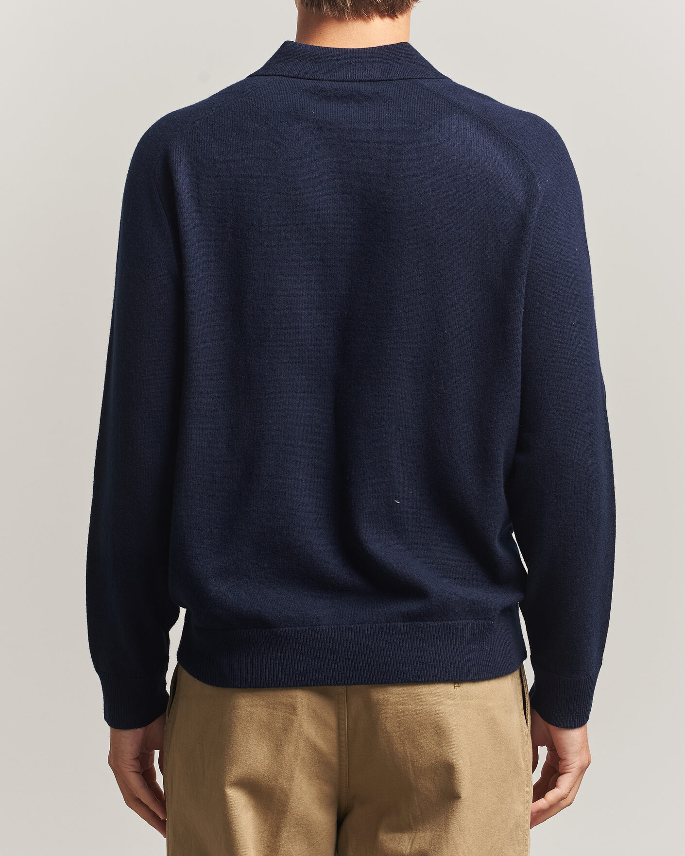 Herre | Trøjer | Morris | Wilfred Cashmere Resort Polo Navy