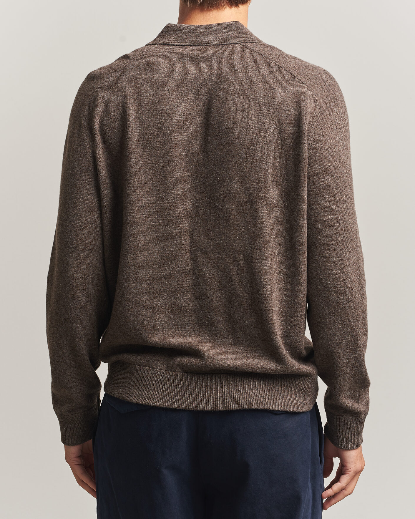 Herre | Trøjer | Morris | Wilfred Cashmere Resort Polo Brown