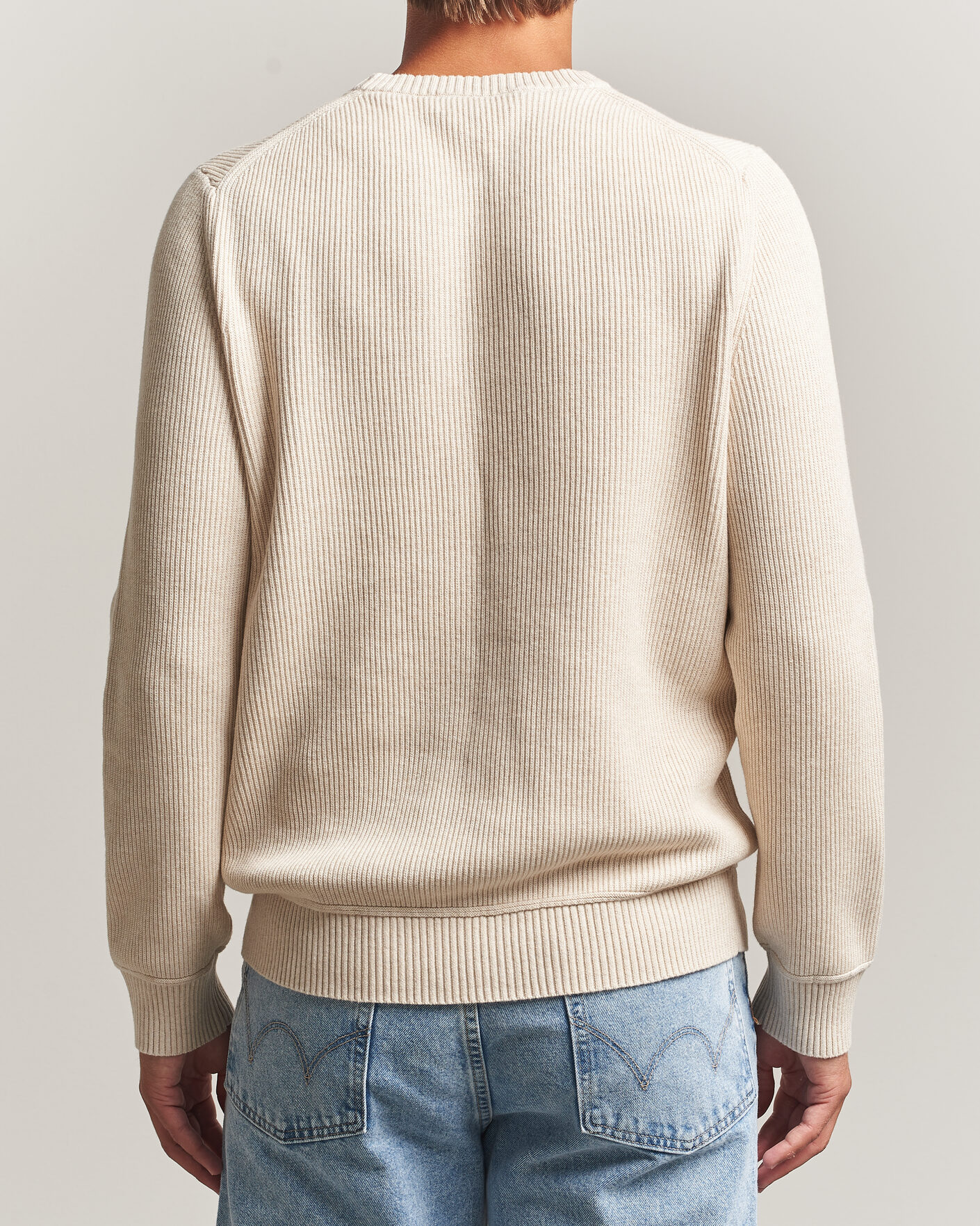 Herre | Trøjer | Morris | Colin O-Neck Khaki