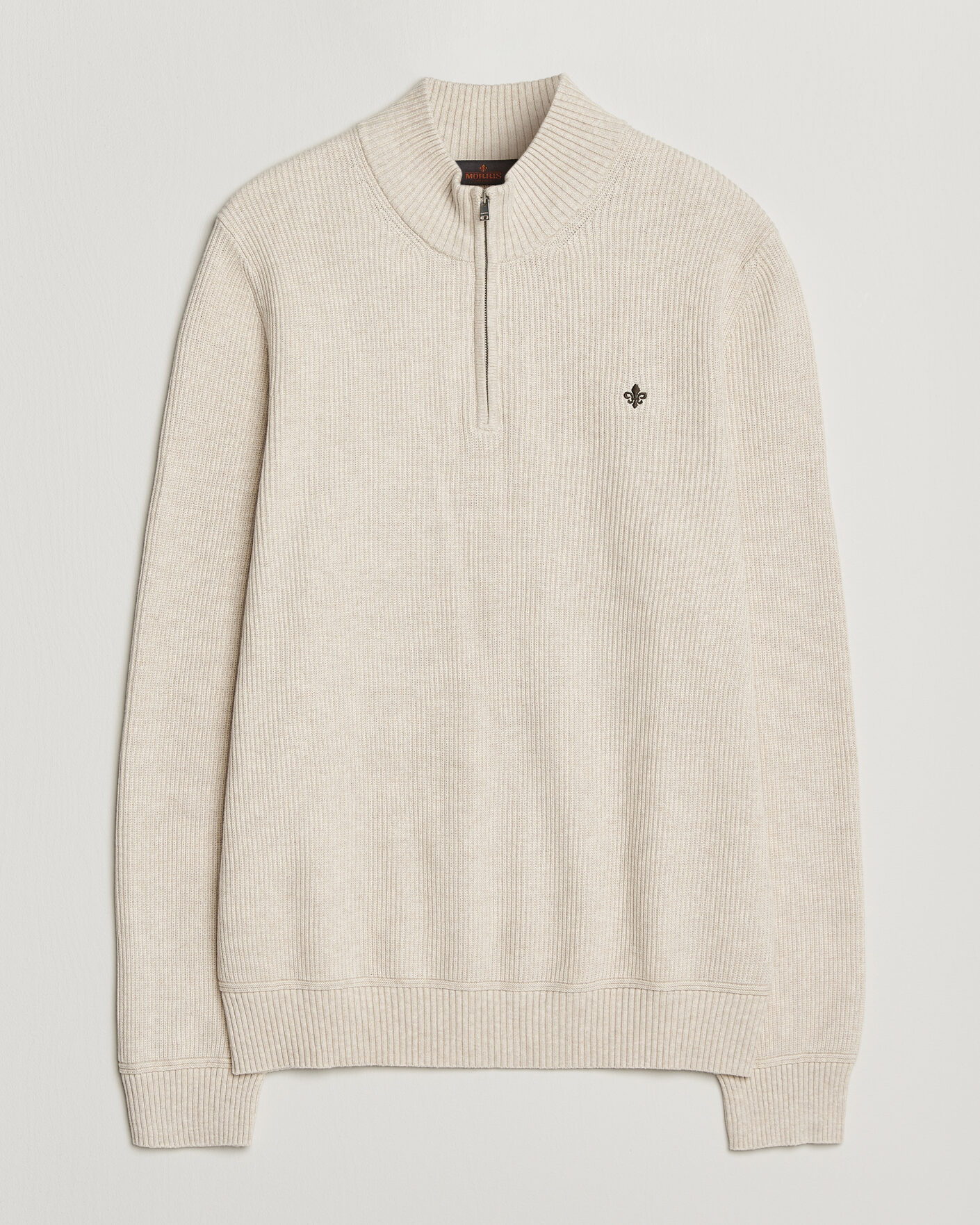 Herre | Trøjer | Morris | Colin Half Zip Khaki